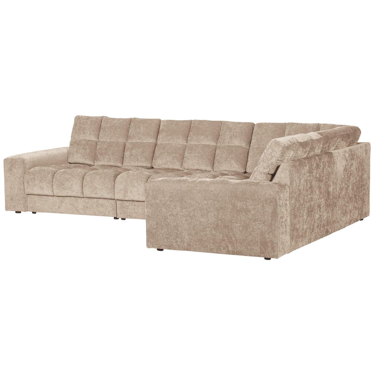Sofa narożna prawostronna SECOND DATE beżowy