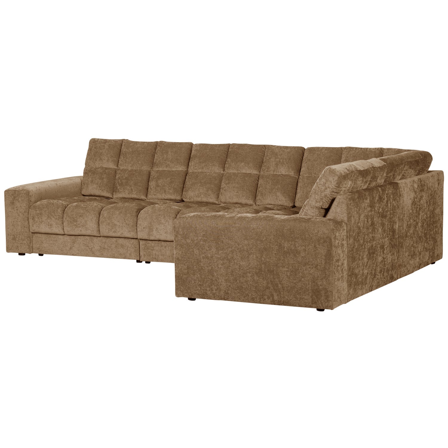 Right-facing corner sofa SECOND DATE sand