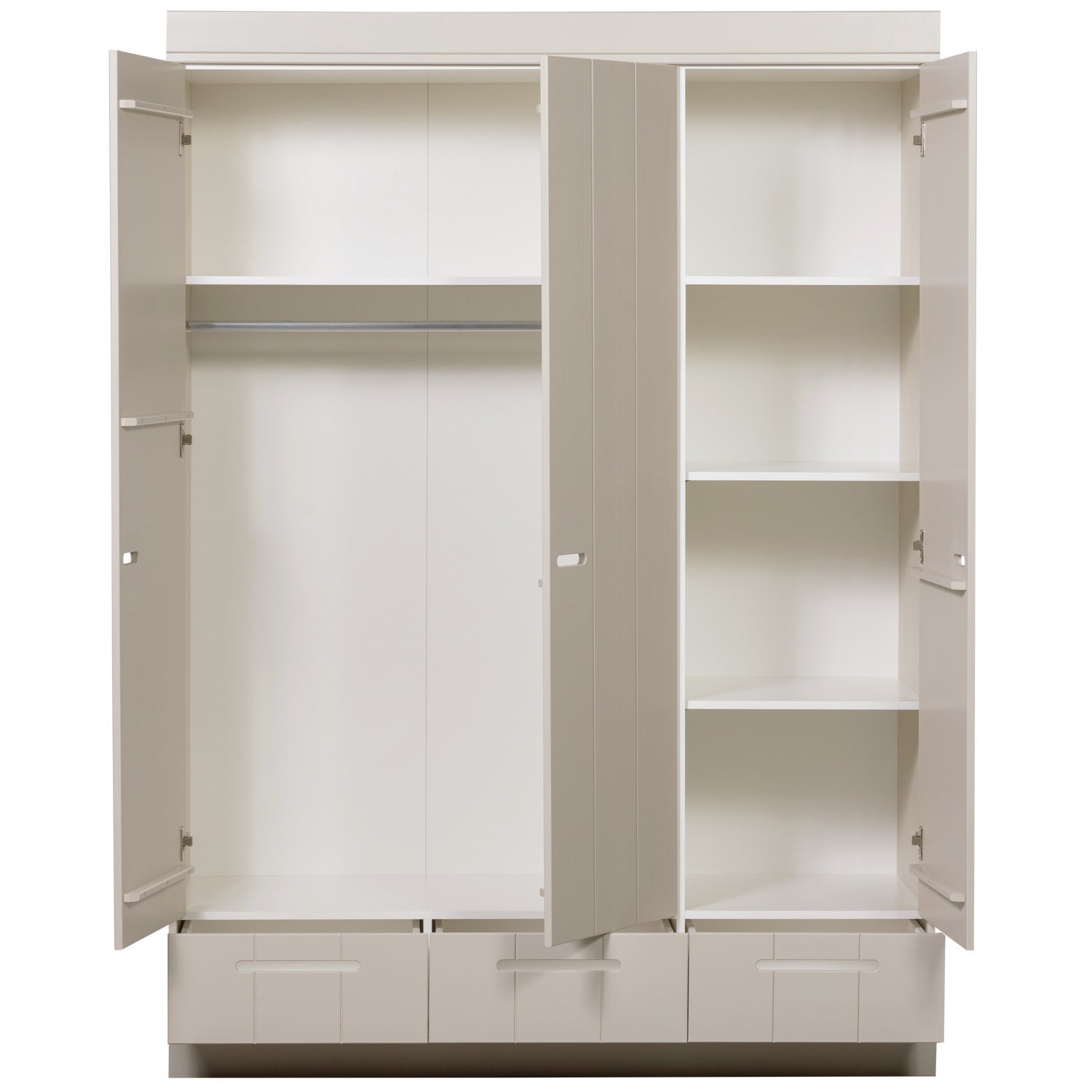 3-türiger CONNECT Schrank sandfarben