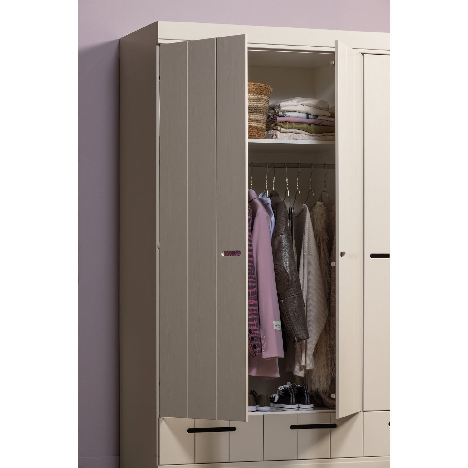 3-türiger CONNECT Schrank sandfarben