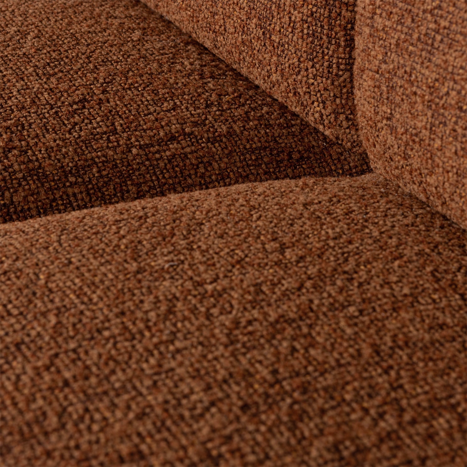 Sofa modułowa MOJO - element 1-osobowy brązowy bouclé