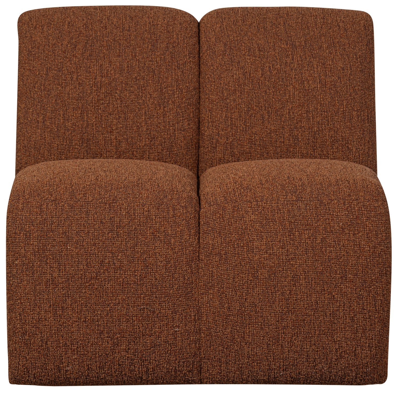 Sofa modułowa MOJO - element 1-osobowy brązowy bouclé
