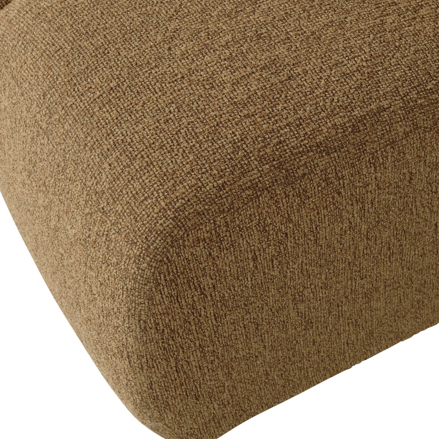 Modulares Sofa MOJO - 1-sitziges Element in dunklem Honig-Bouclé