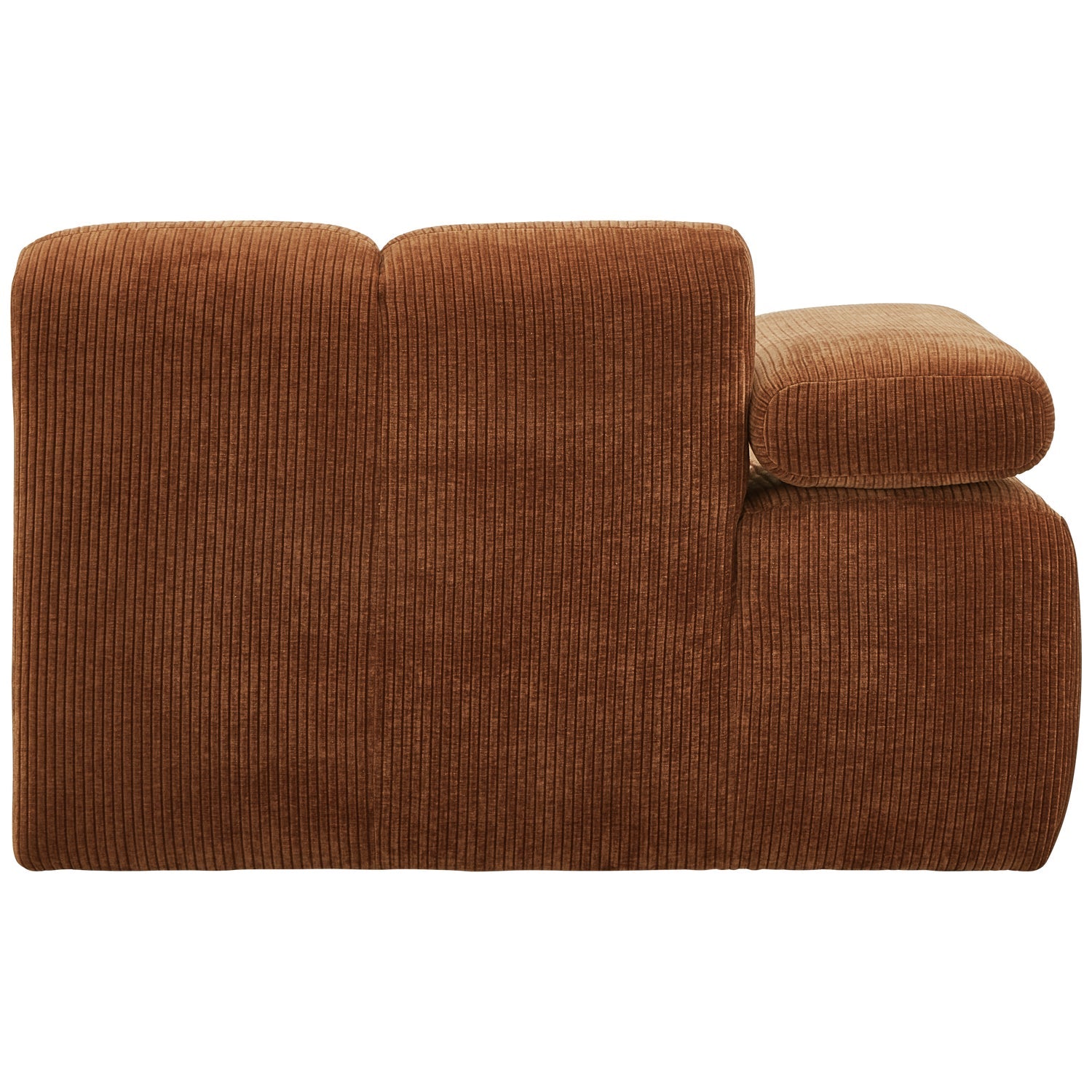 MOJO modular sofa - left element brown corduroy