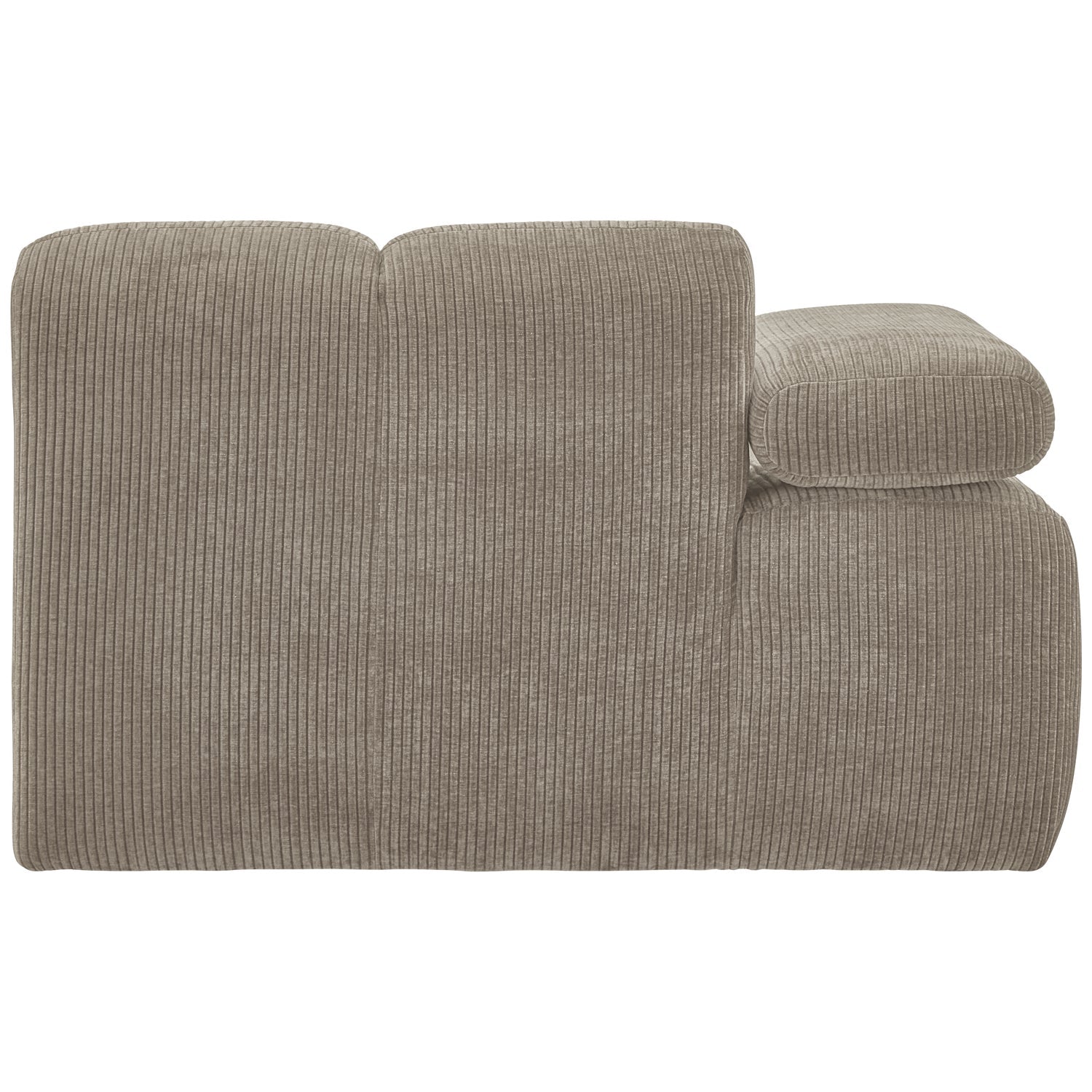 MOJO modular sofa - left element dark sandy corduroy