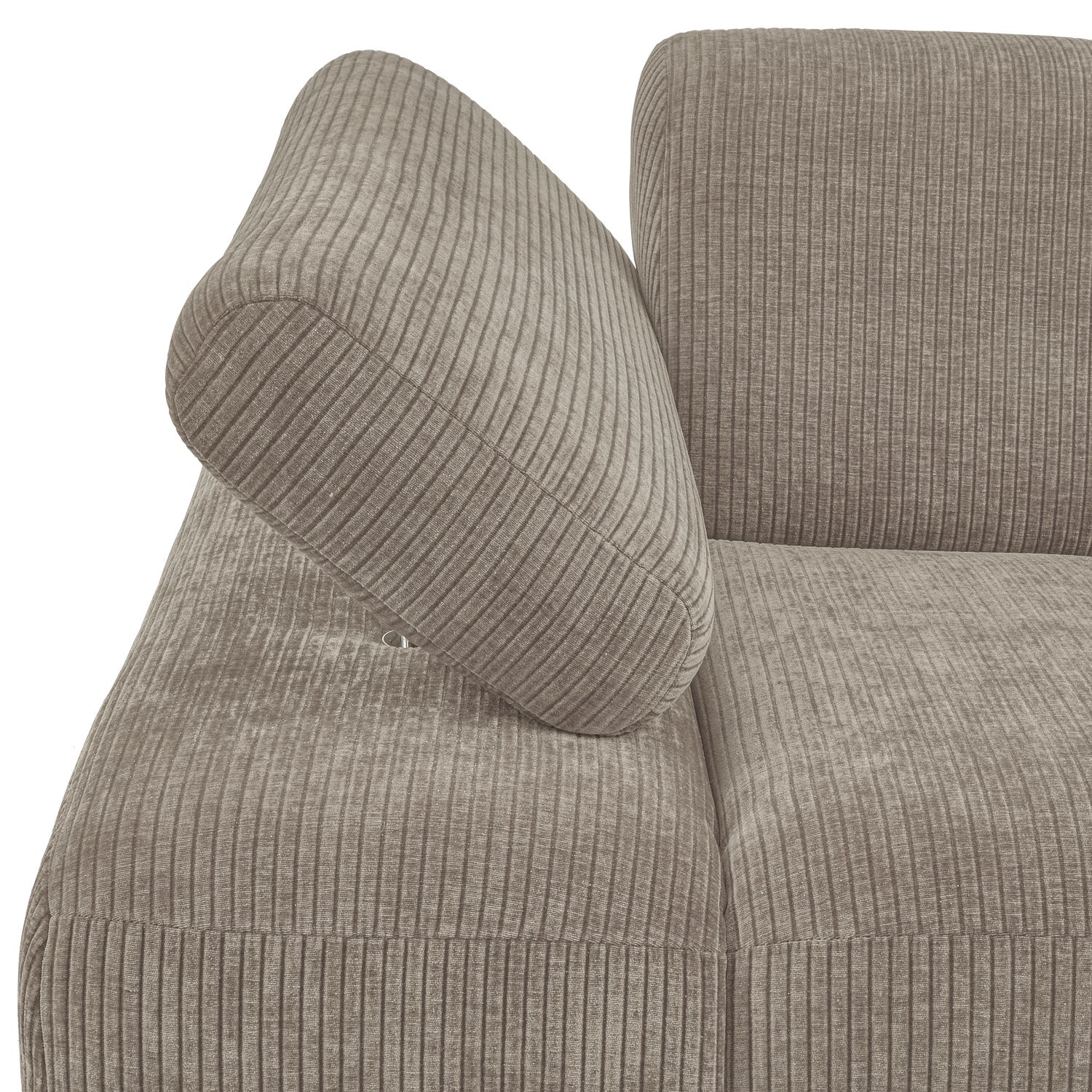 MOJO modular sofa - left element dark sandy corduroy