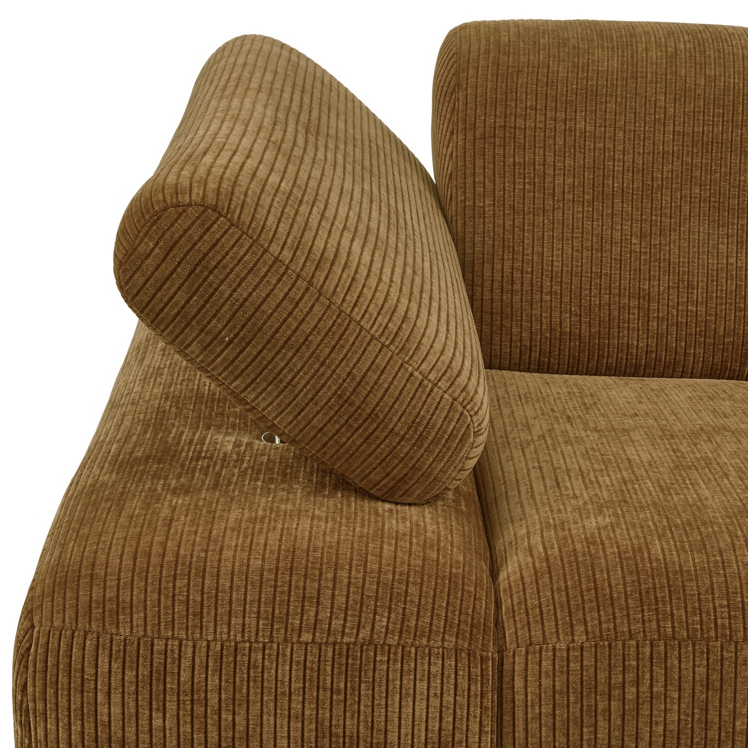MOJO modular sofa - left element dark honey corduroy