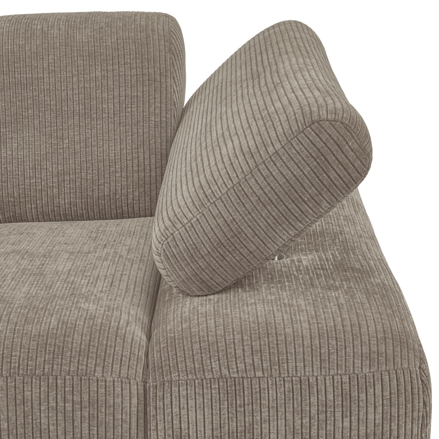 MOJO modular sofa - right element dark sandy corduroy