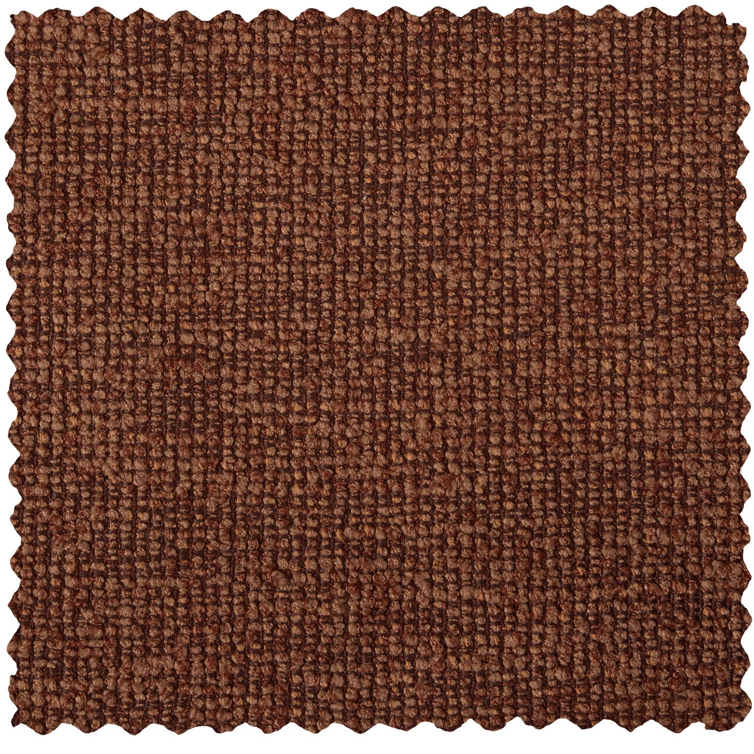 Modulares Sofa MOJO - 1,5-sitziges Element linksseitig in braunem Bouclé