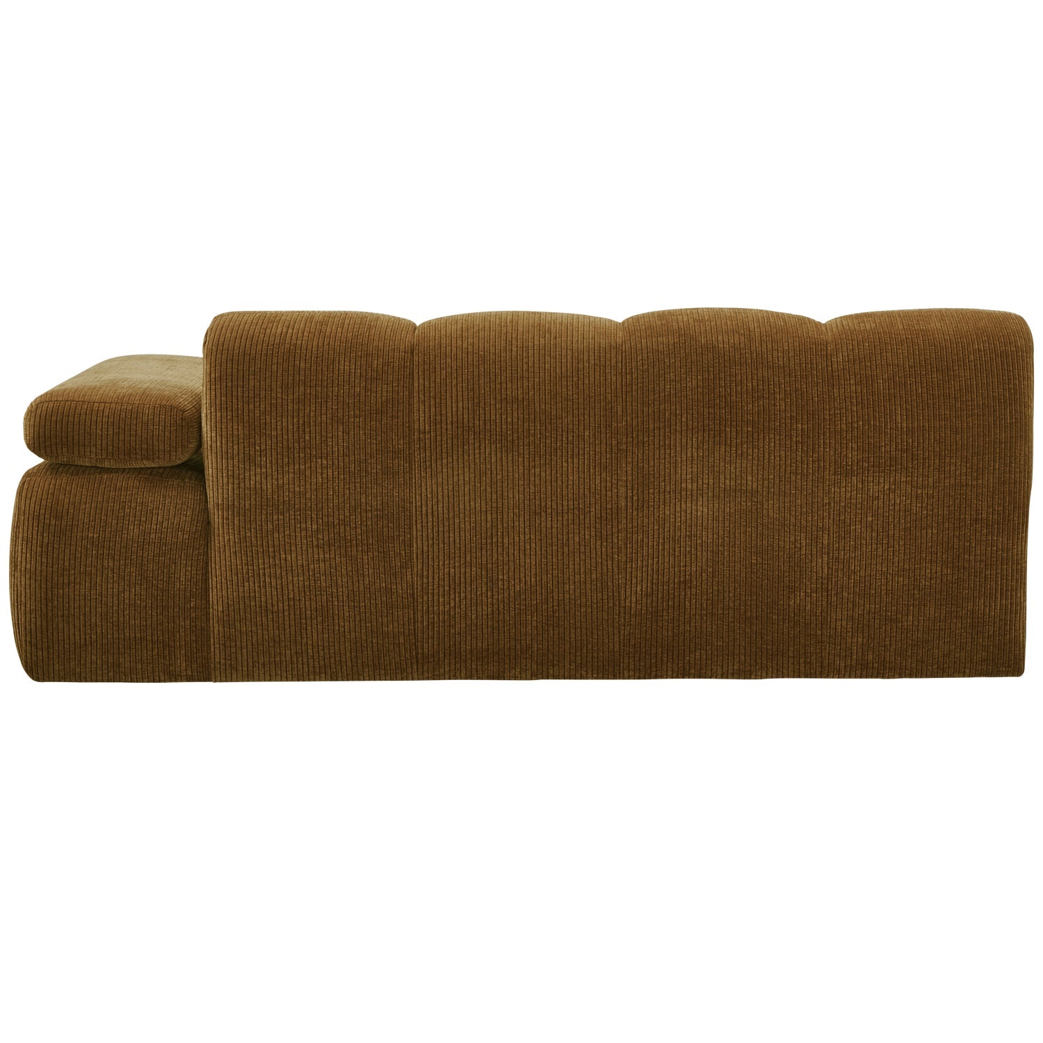 MOJO modular sofa - 2-seater element dark honey corduroy