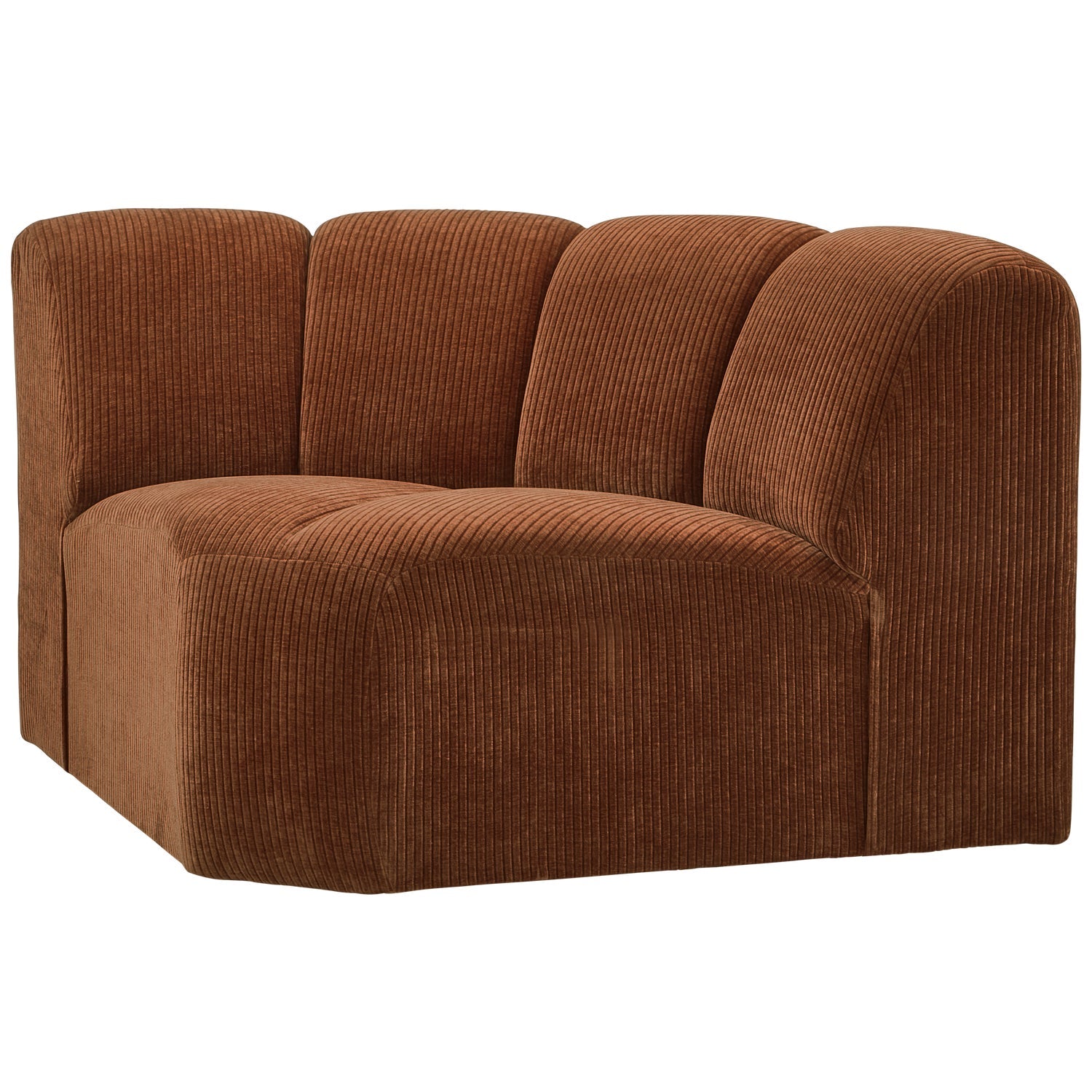 MOJO modular sofa - brown corduroy corner element