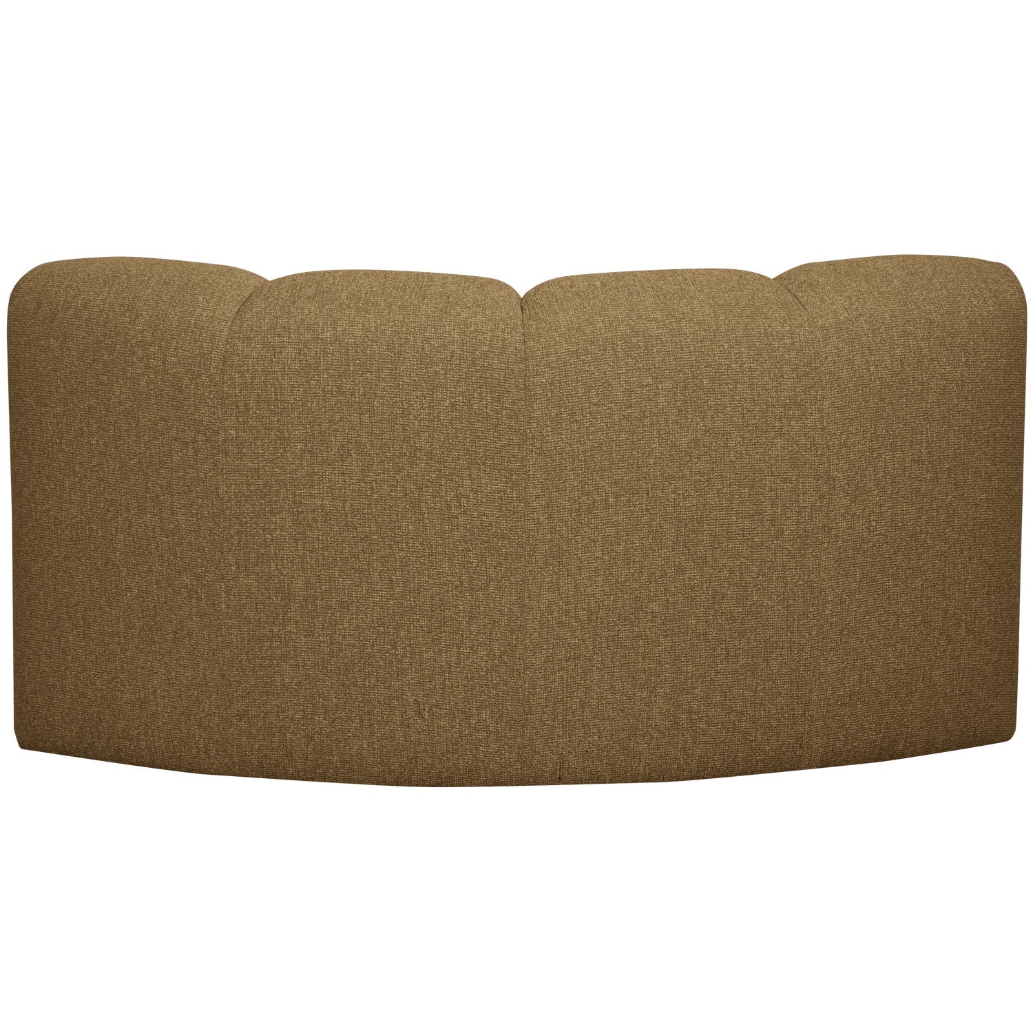 Sofa modułowa MOJO - element narożny ciemny miodowy bouclé
