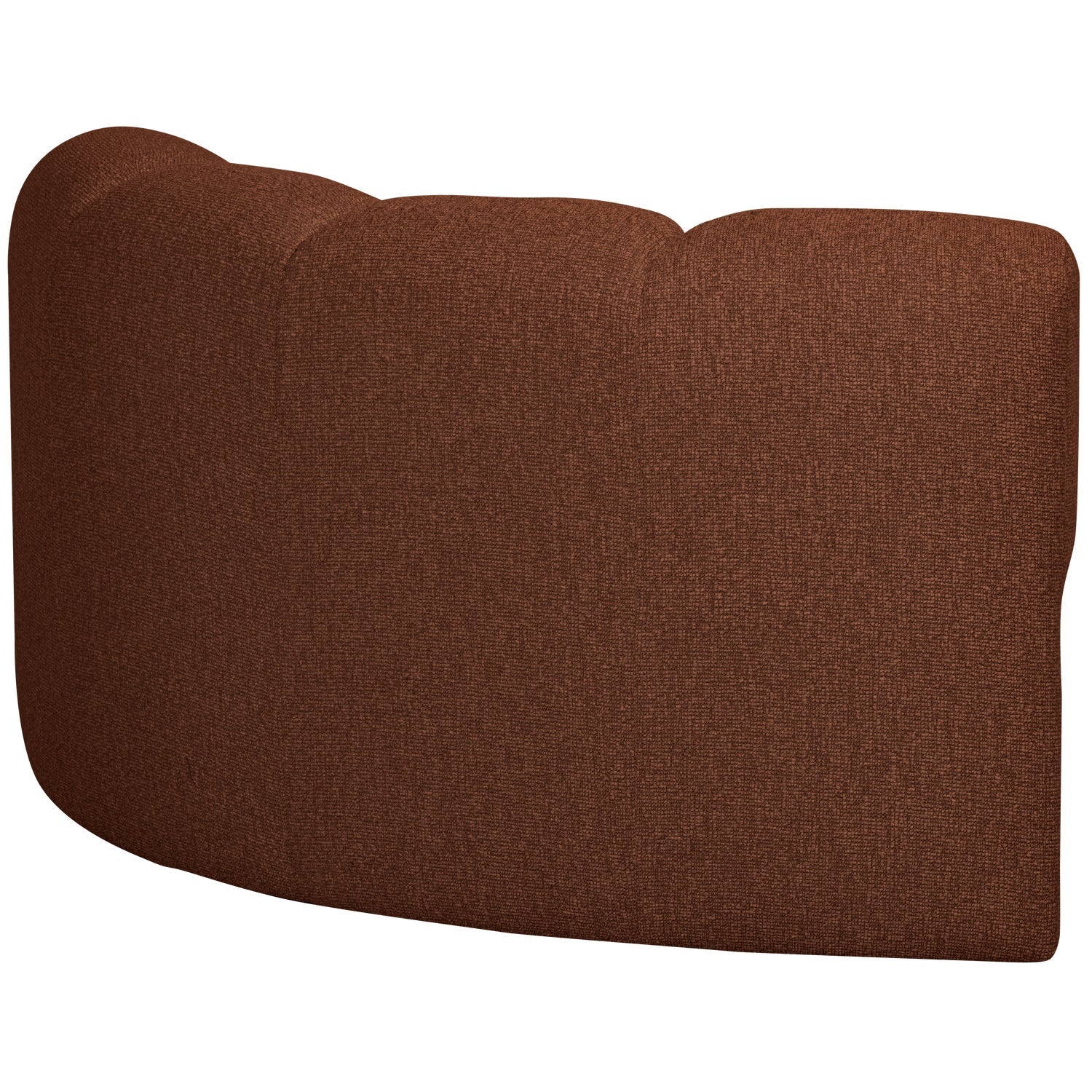 Sofa modułowa MOJO - element narożny brązowy bouclé
