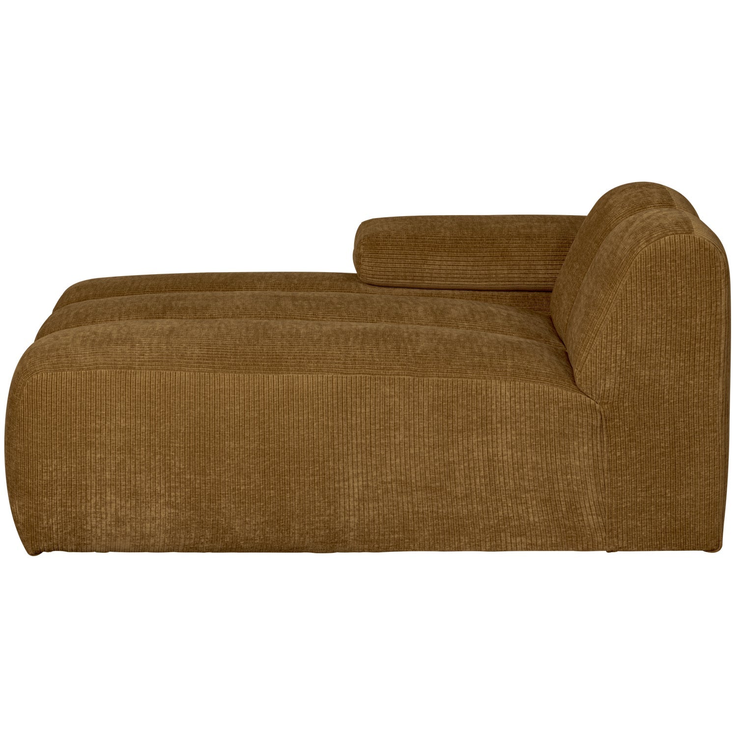 MOJO modular sofa - left-sided chaise longue dark honey corduroy