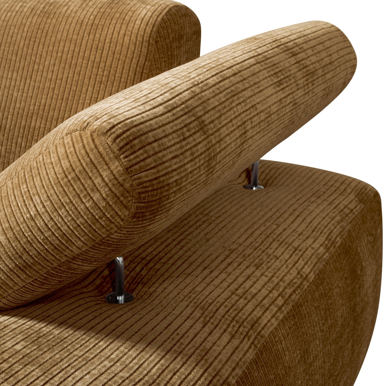 MOJO modular sofa - right-side chaise longue dark honey corduroy