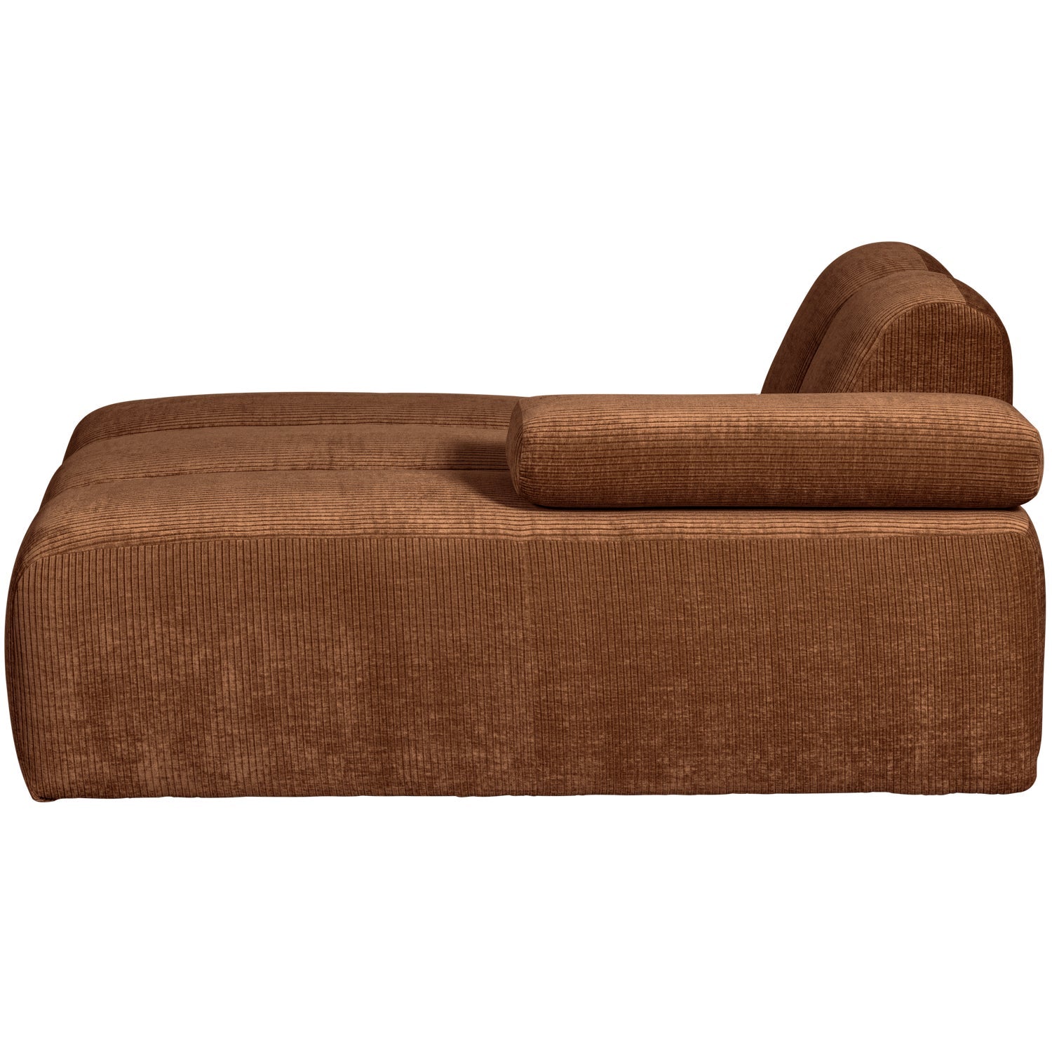 MOJO modular sofa - right-sided brown corduroy chaise longue