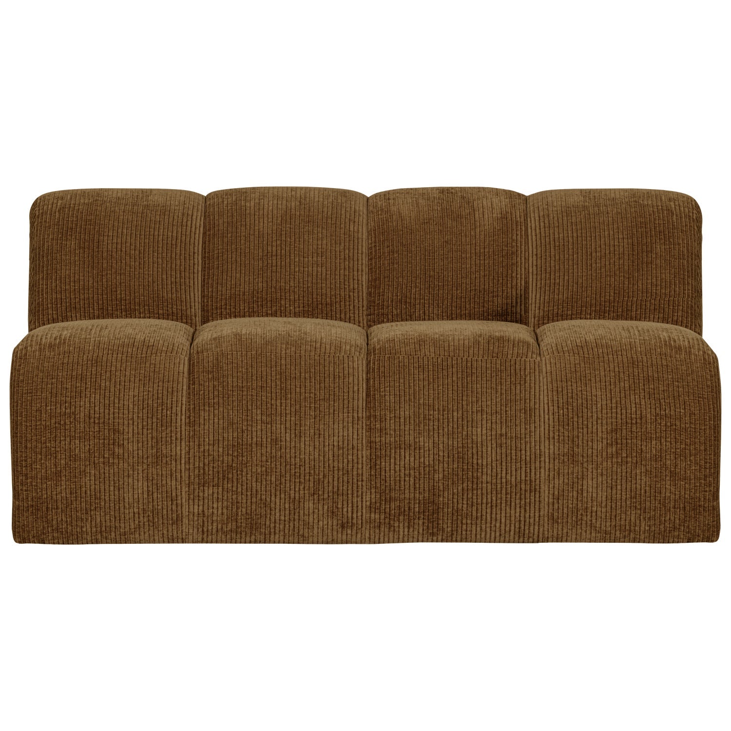 Sofa modułowa MOJO - element 3-osobowy ciemny miodowy sztruks
