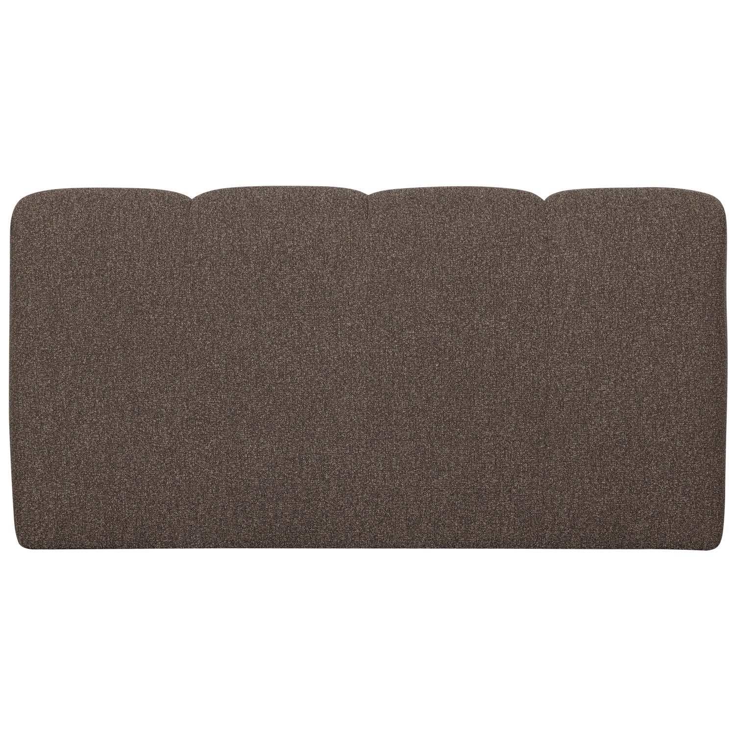 Sofa modułowa MOJO - element 3-osobowy ciemnobrązowy bouclé