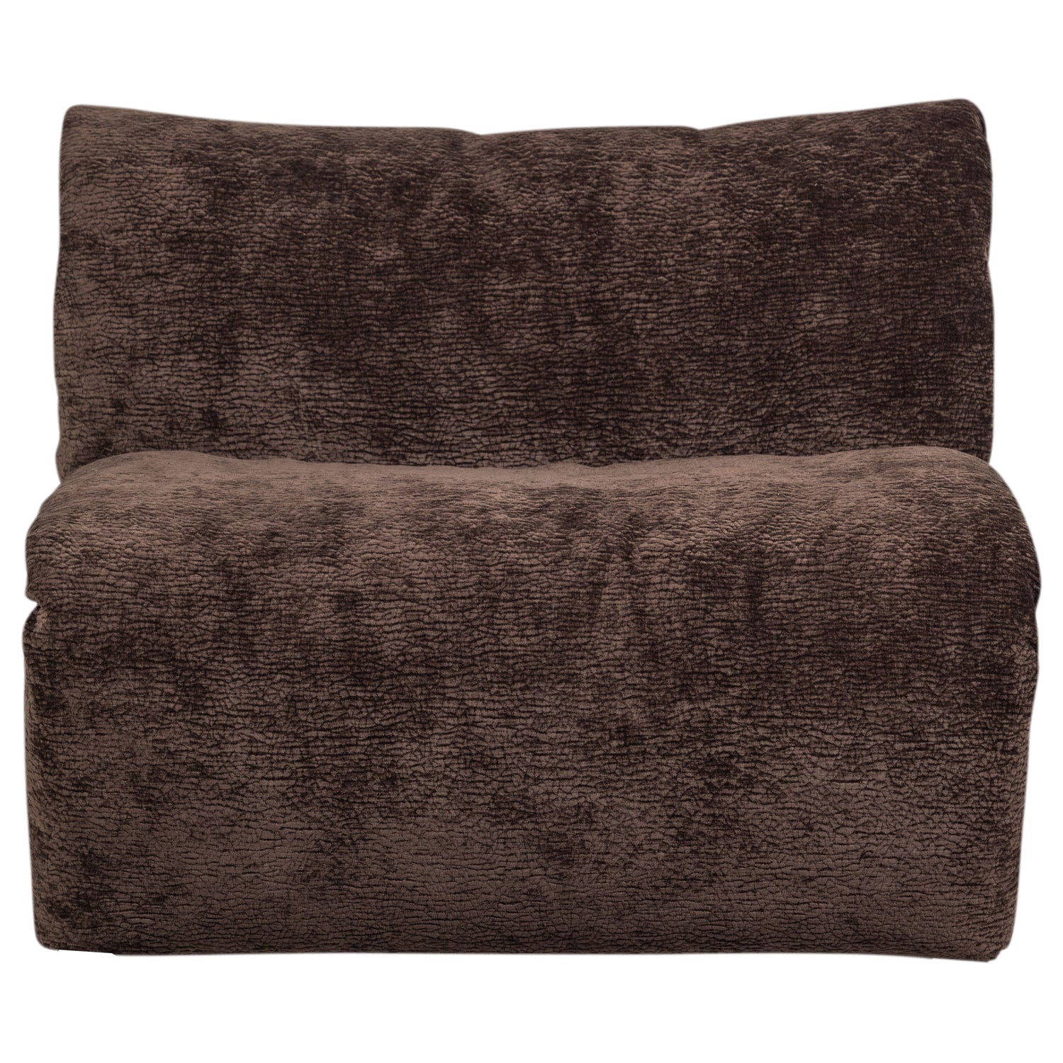 Sofa modułowa BAGGY - element ciemnobrązowy szenil