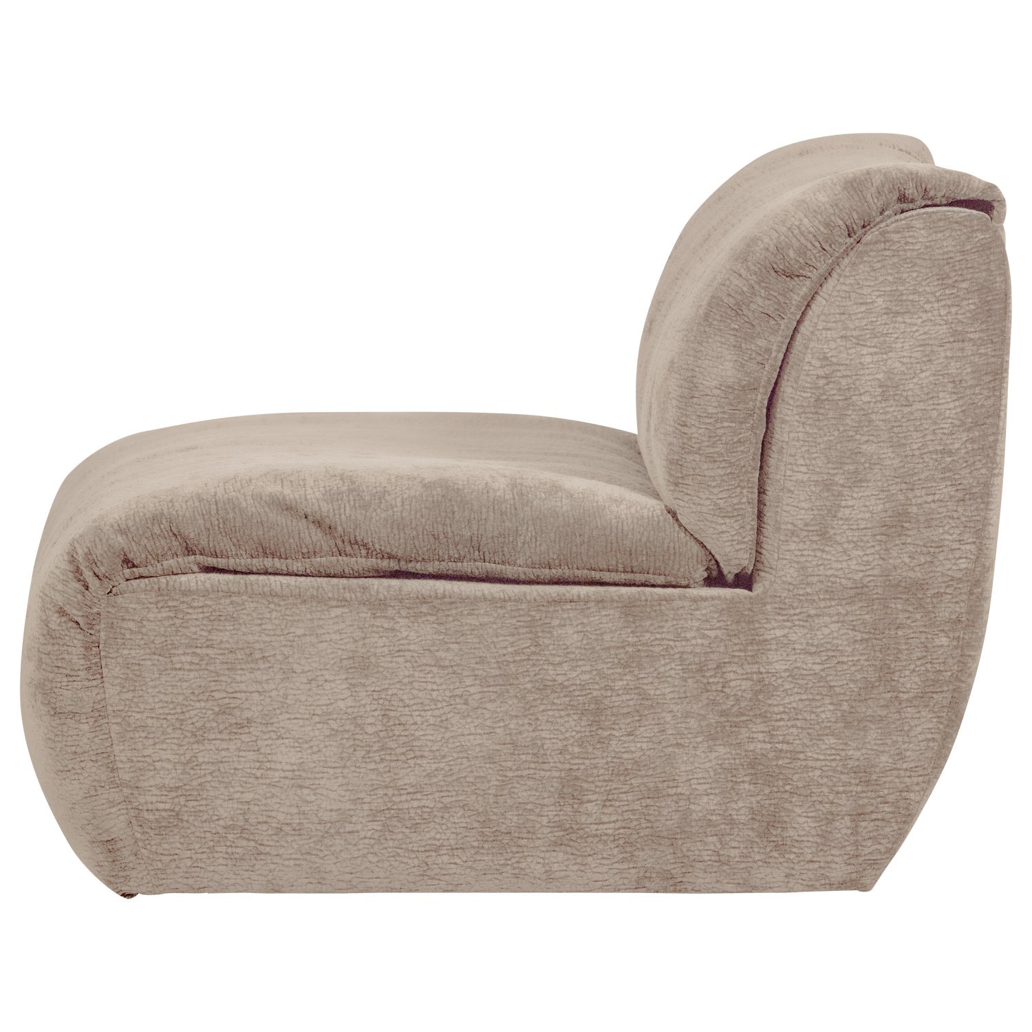 BAGGY modular sofa - sand-colored chenille element