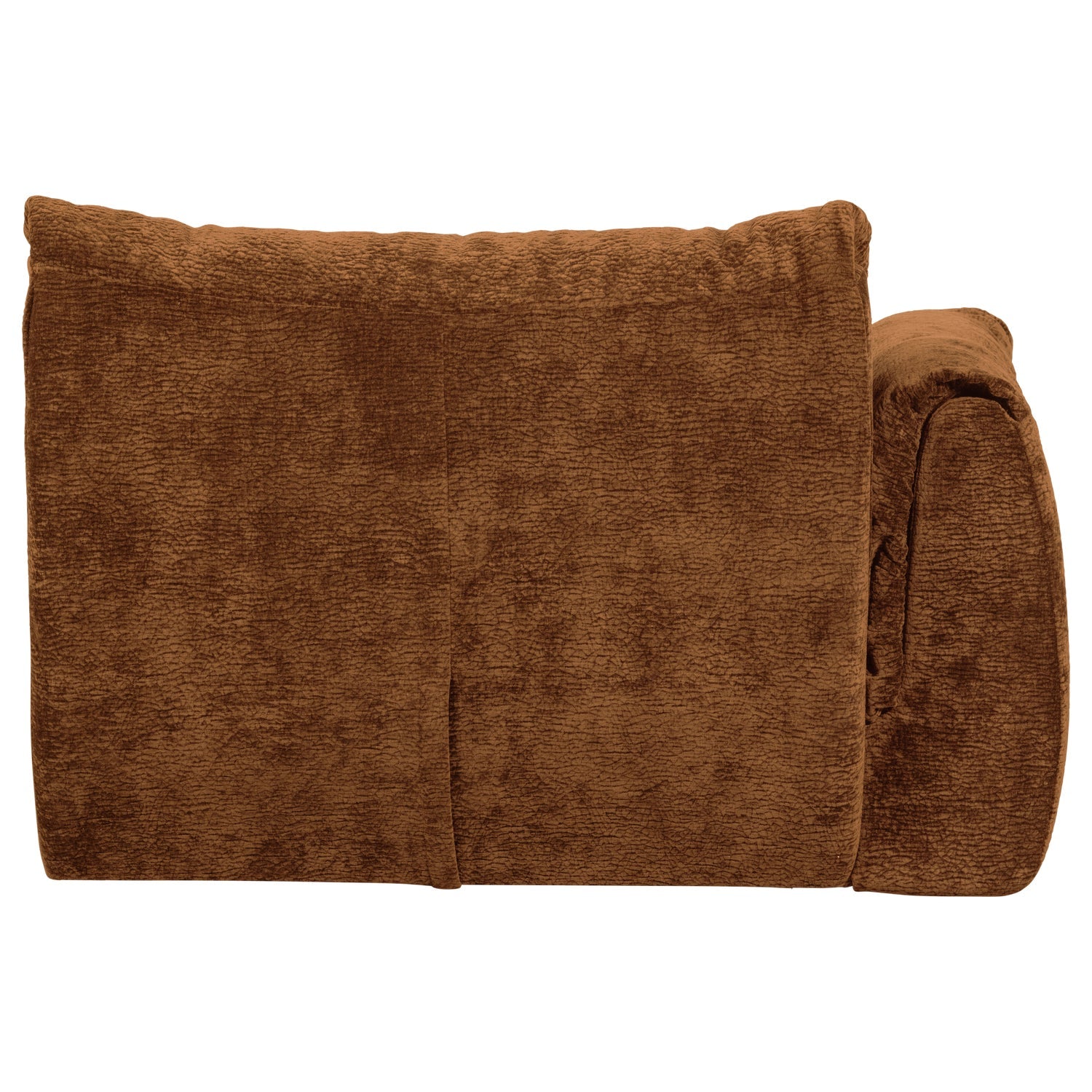Modulares Sofa BAGGY 3D - linkes Element braun