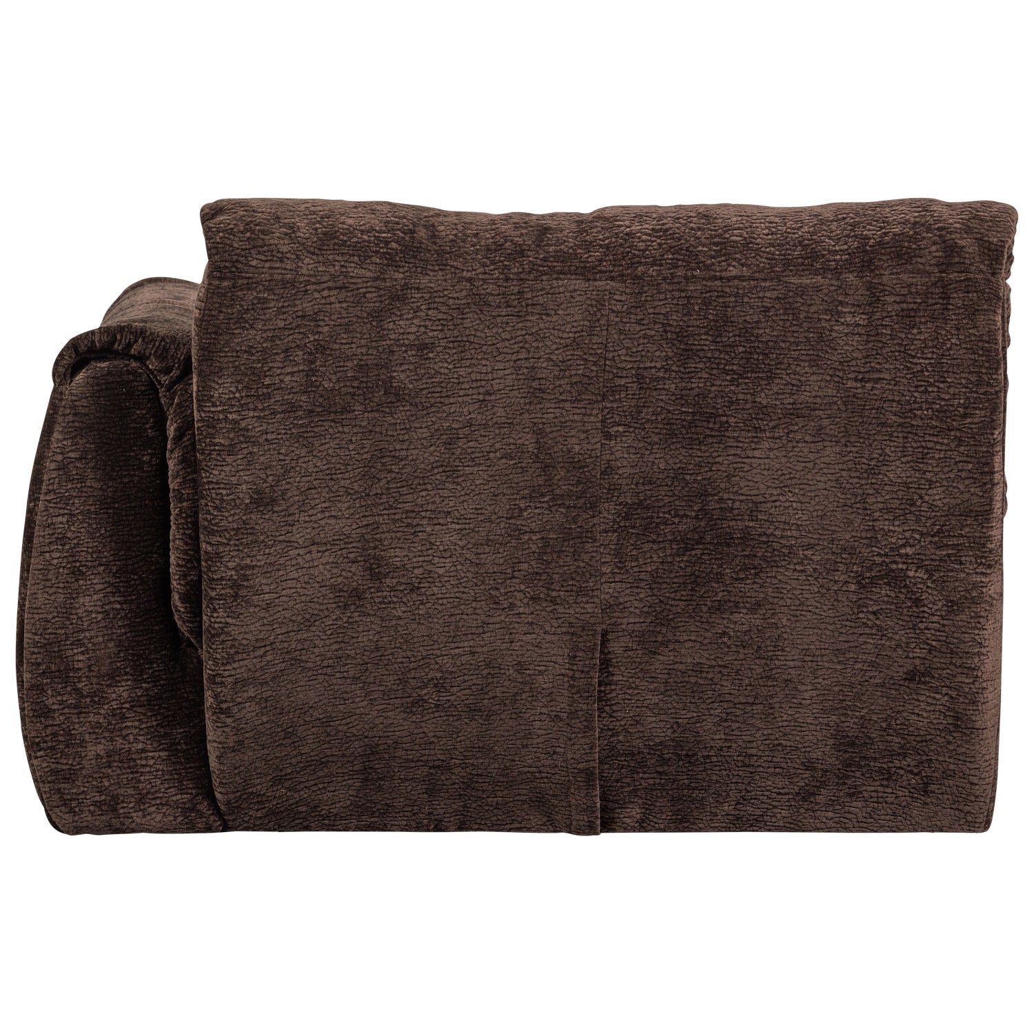 Modulares Sofa BAGGY 3D - rechte Element in Dunkelbraun