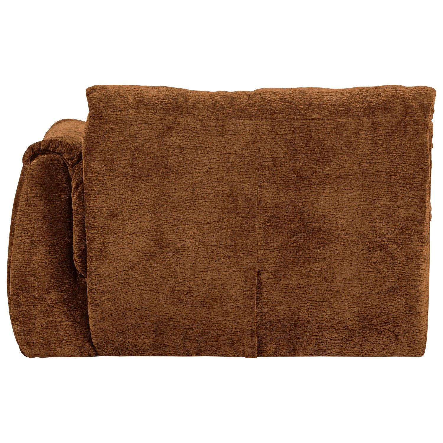 Modulares Sofa BAGGY 3D - rechte Element in Braun