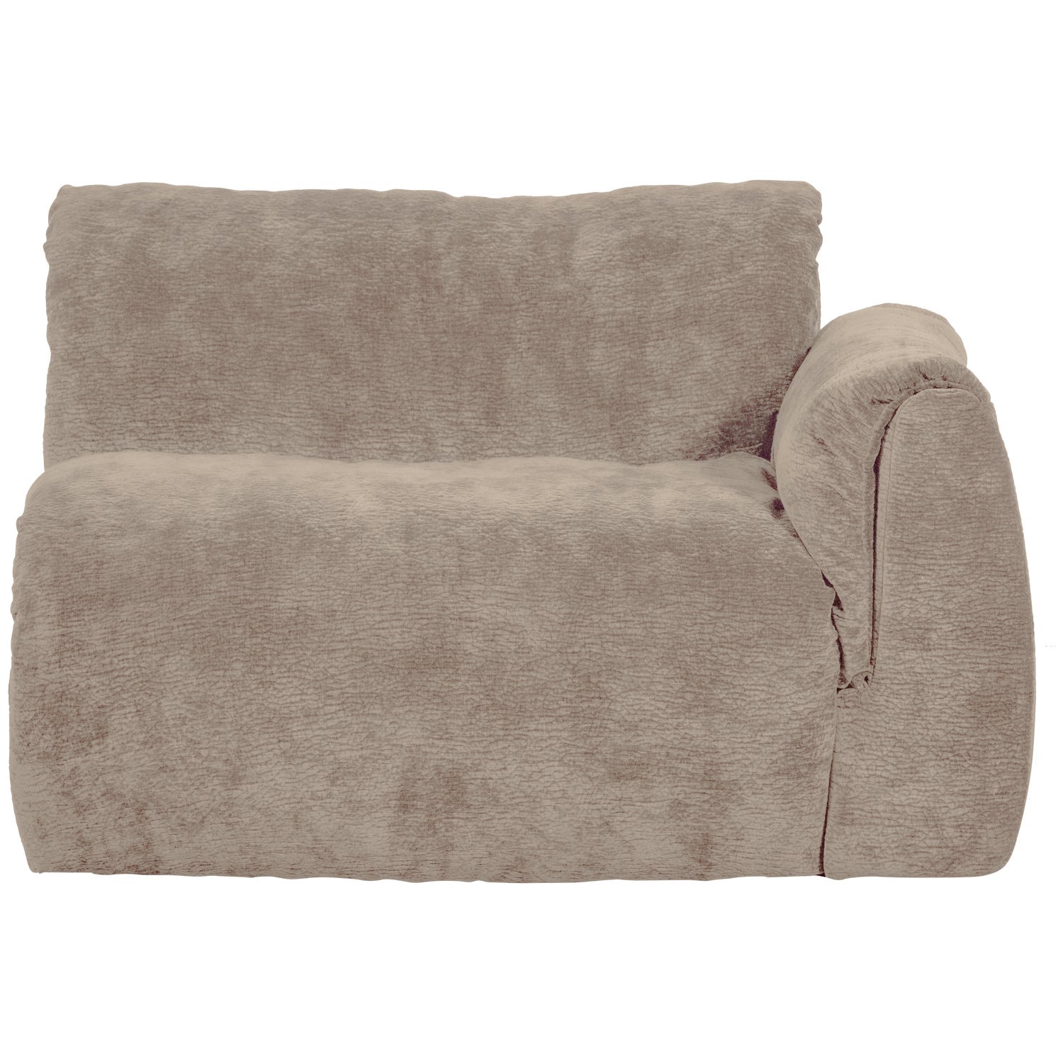 Modulares Sofa BAGGY 3D - rechte Element sandfarben