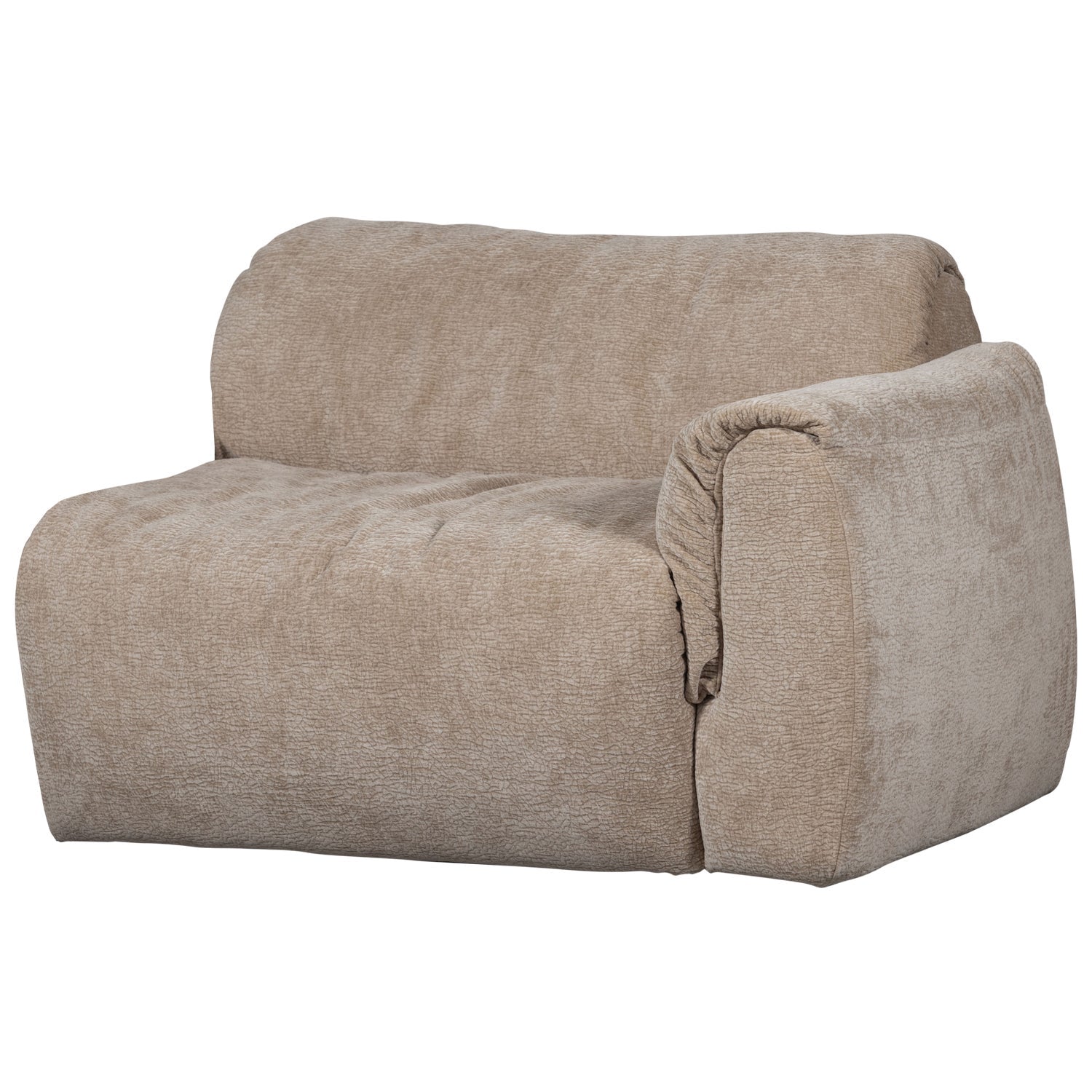 Modulares Sofa BAGGY 3D - rechte Element sandfarben