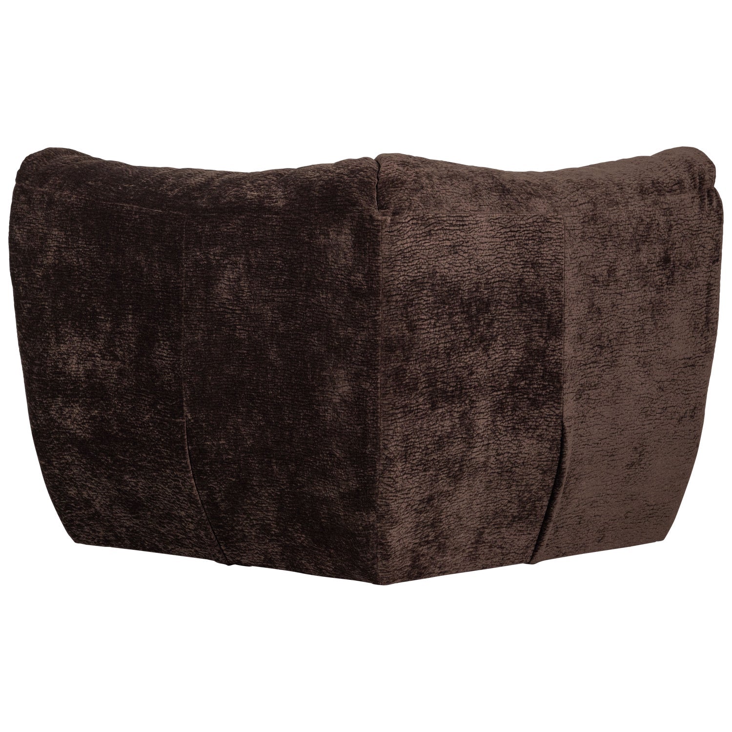 Modulares Sofa BAGGY 3D - Eckelement dunkelbraun