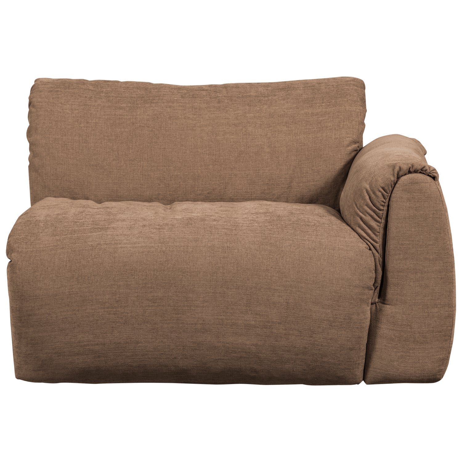 Modulares Sofa BAGGY - rechte Element braun