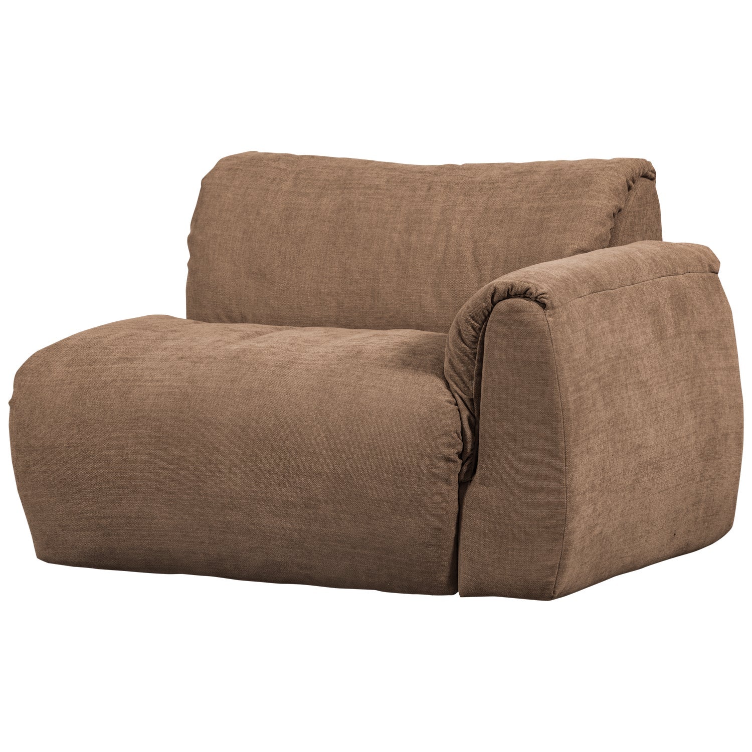 Modulares Sofa BAGGY - rechte Element braun