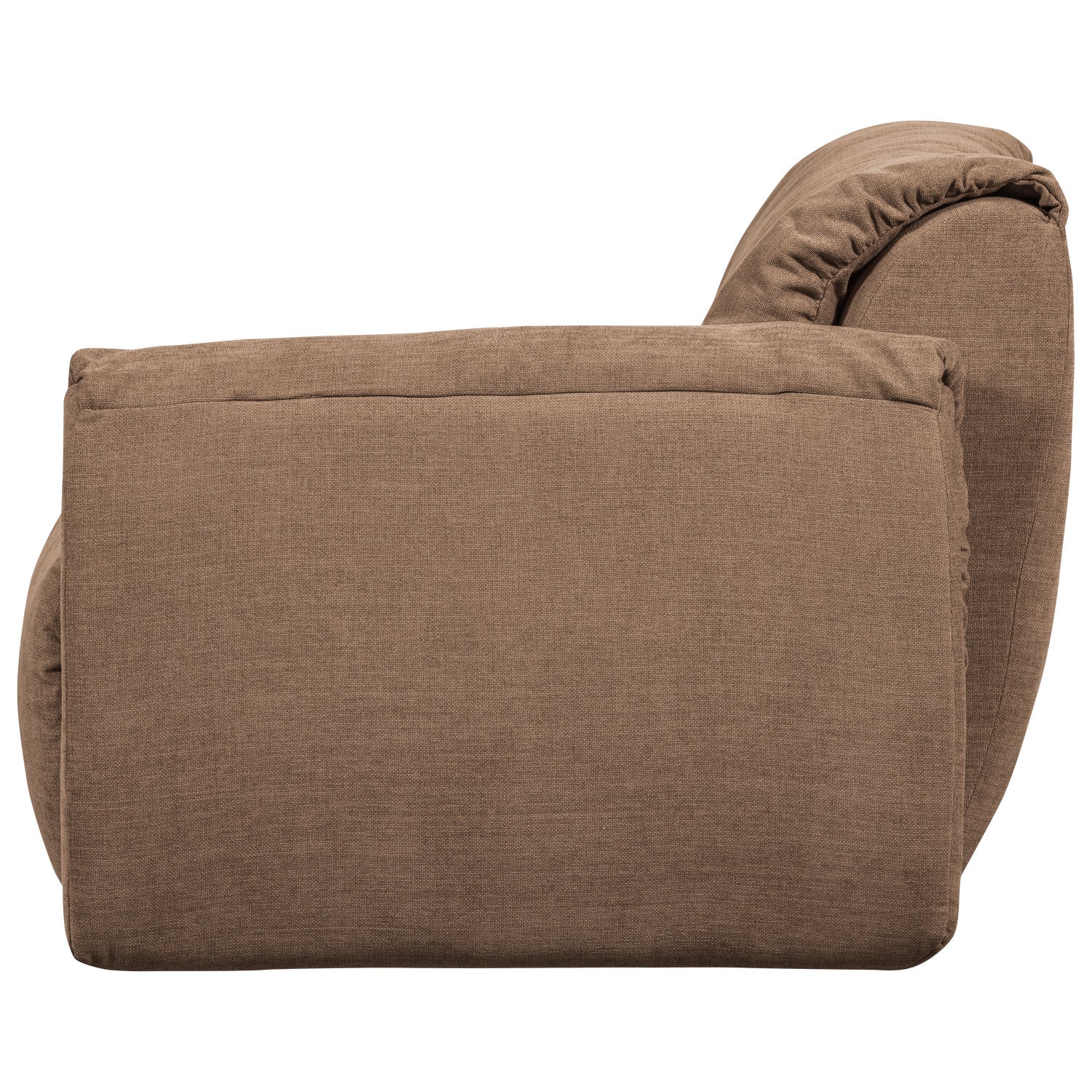 Modulares Sofa BAGGY - rechte Element braun