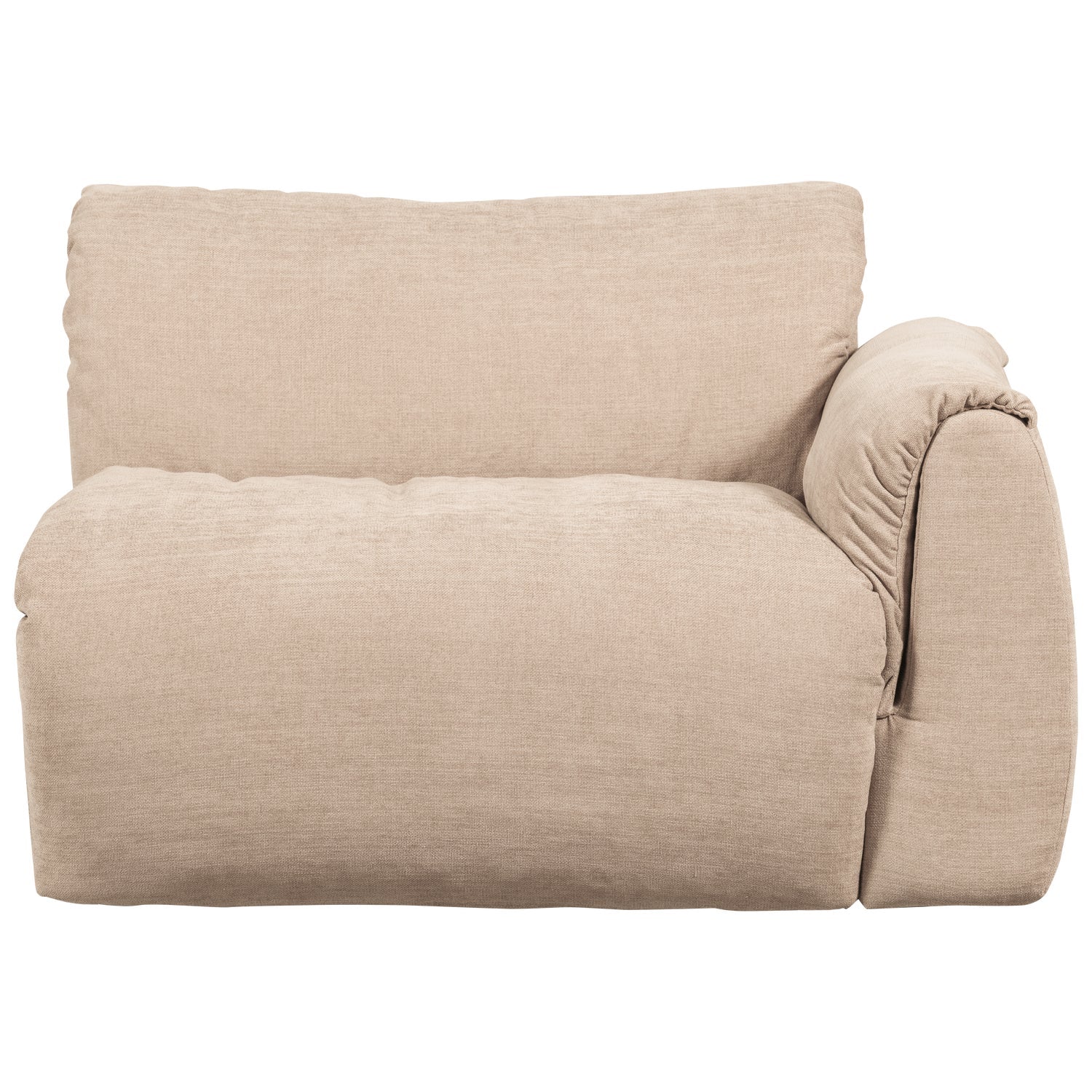 Modulares Sofa BAGGY - rechte Element sandfarben