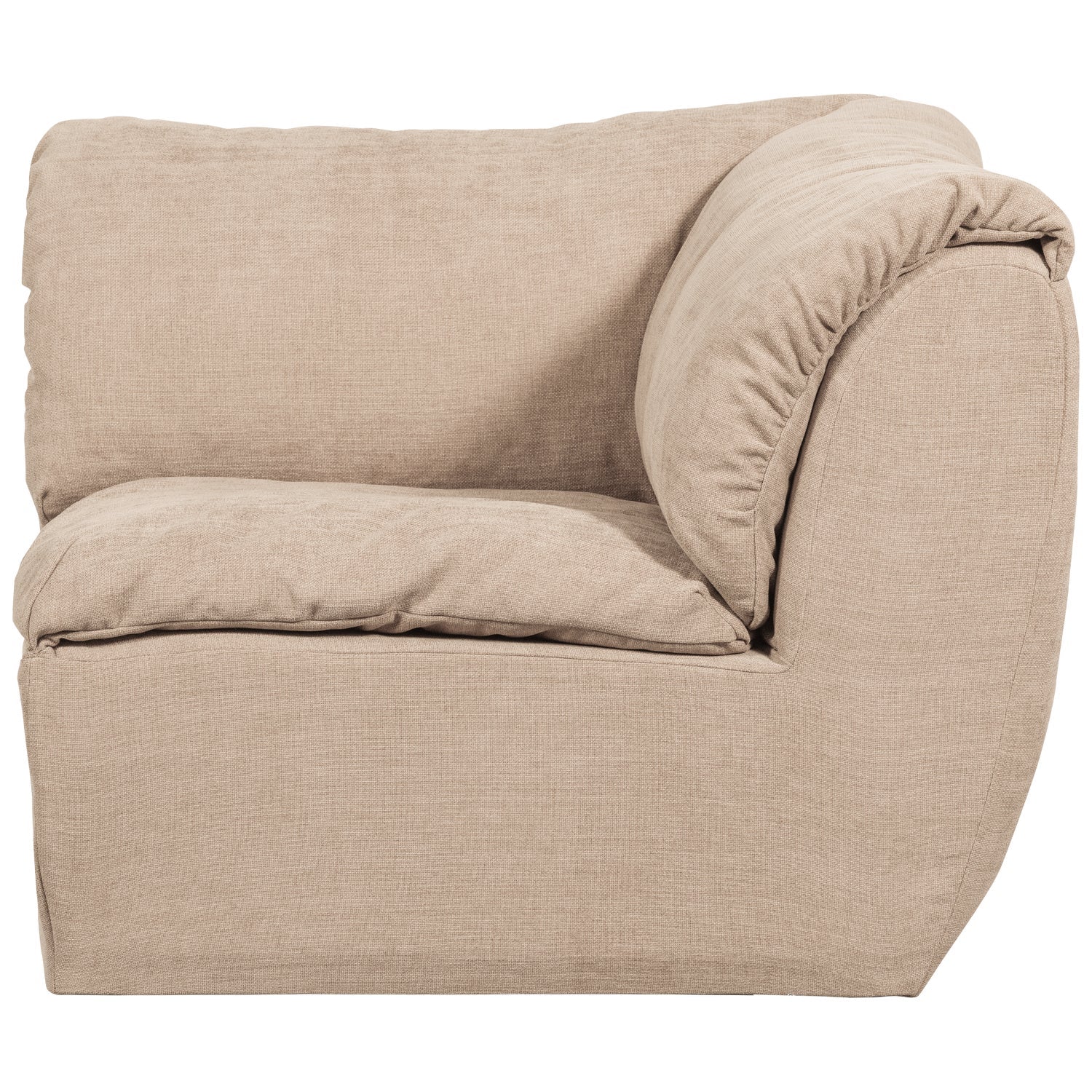 Modulsofa BAGGY - Eckelement sandfarben