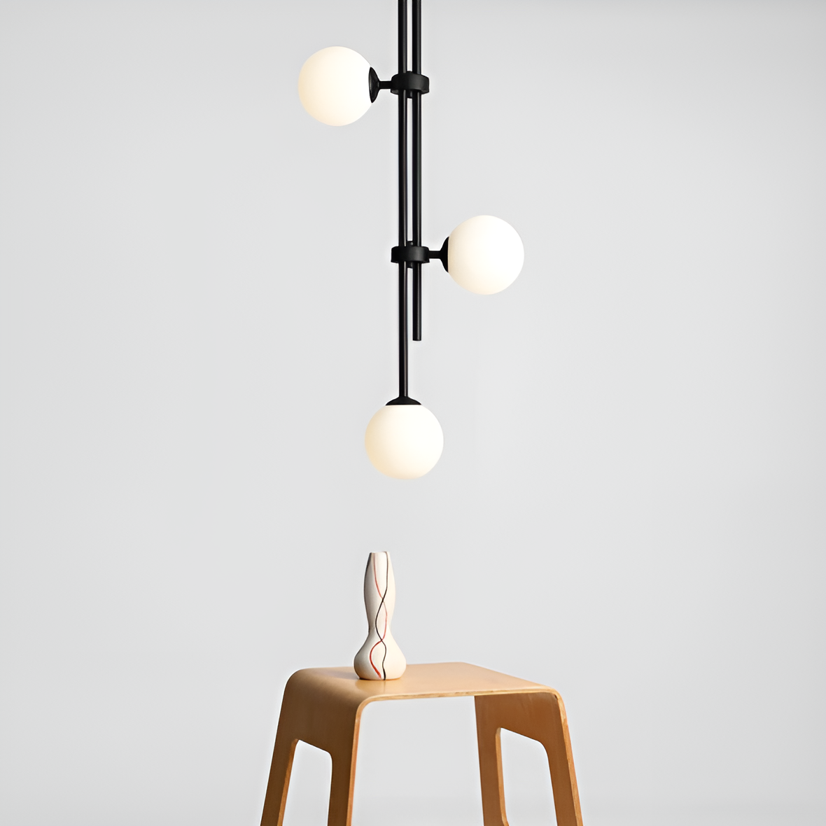 HARMONY black ceiling lamp