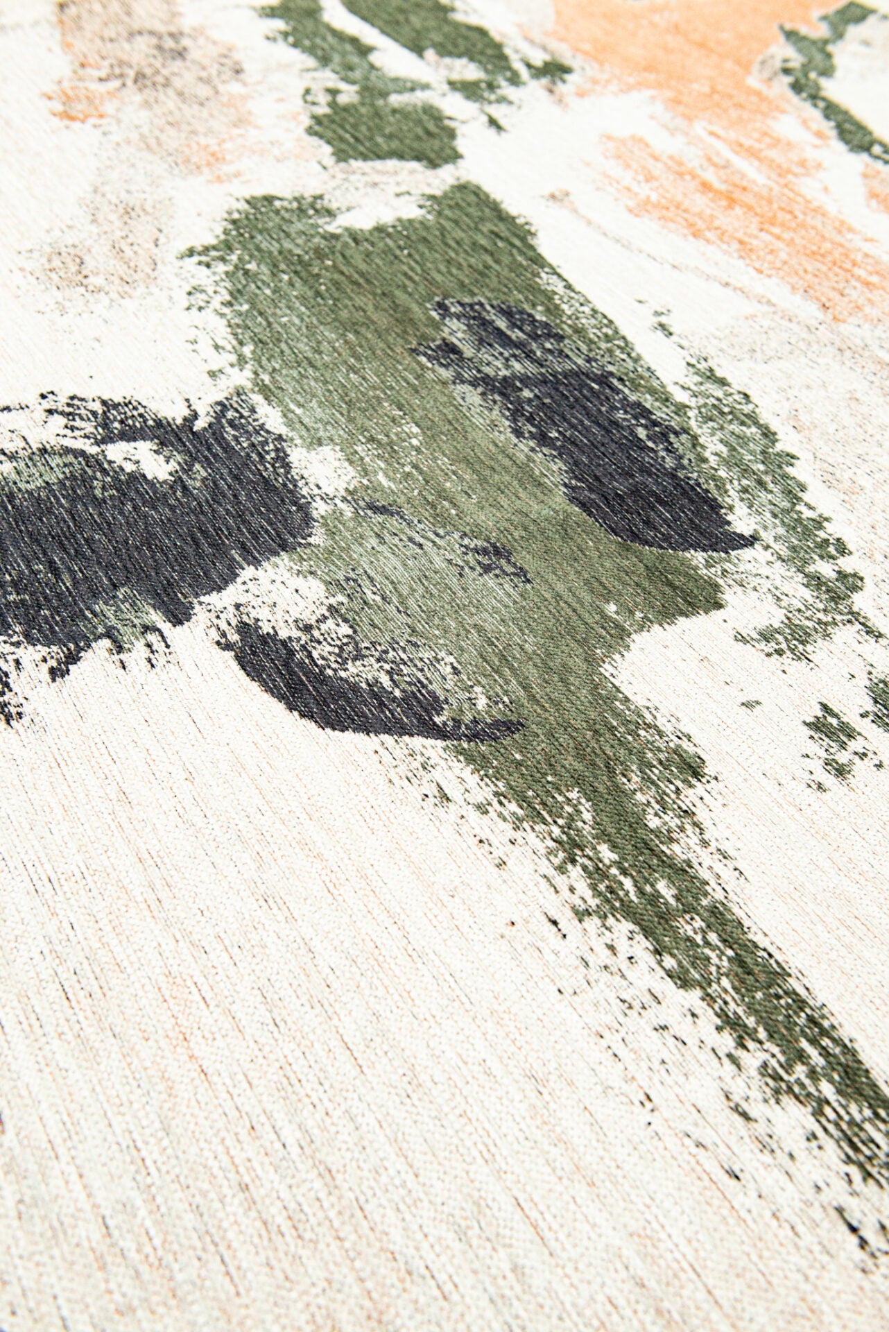 Dywan okrągły FRESQUE INDIAN RICE beżowo-zielony