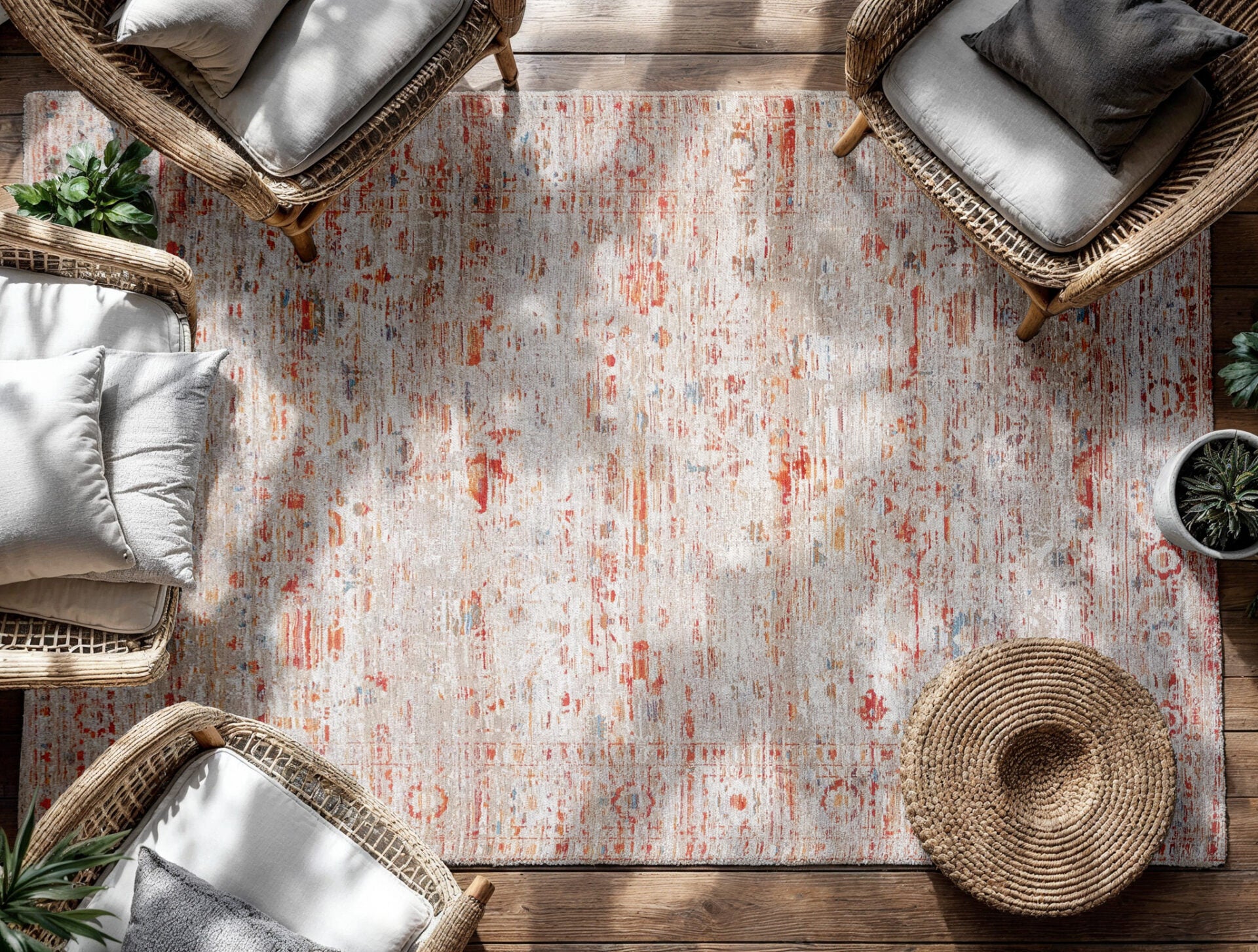 Ushak Galata Sunset beige rug