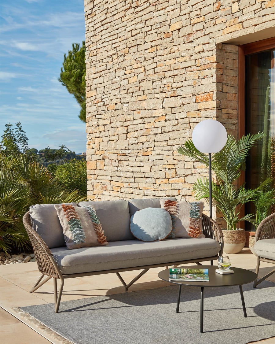 Gartensofa BRANZIE braun