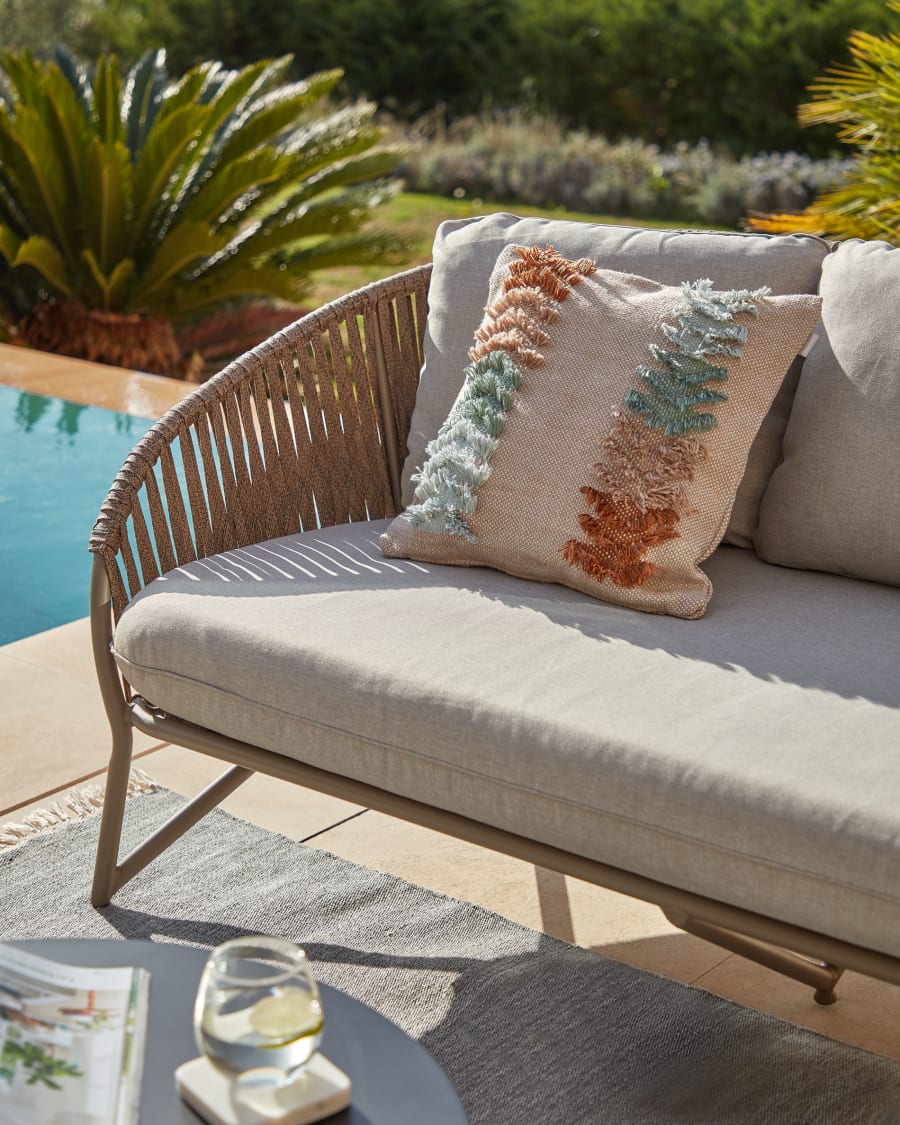 Gartensofa BRANZIE braun