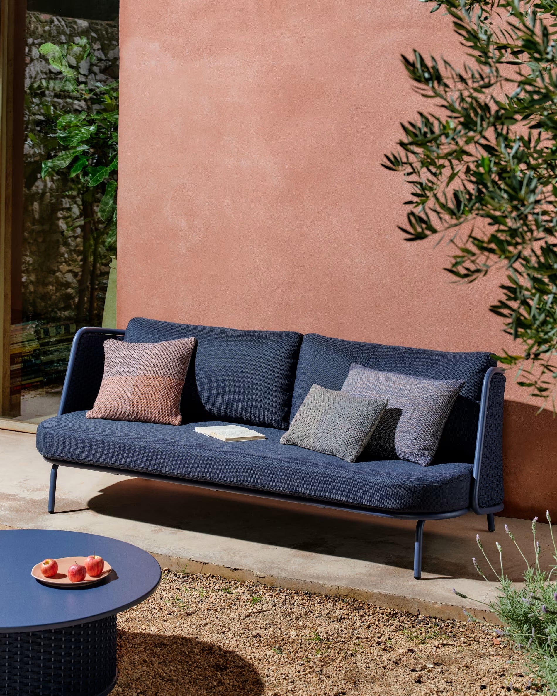 Sofa ogrodowa SEDALIS niebieski