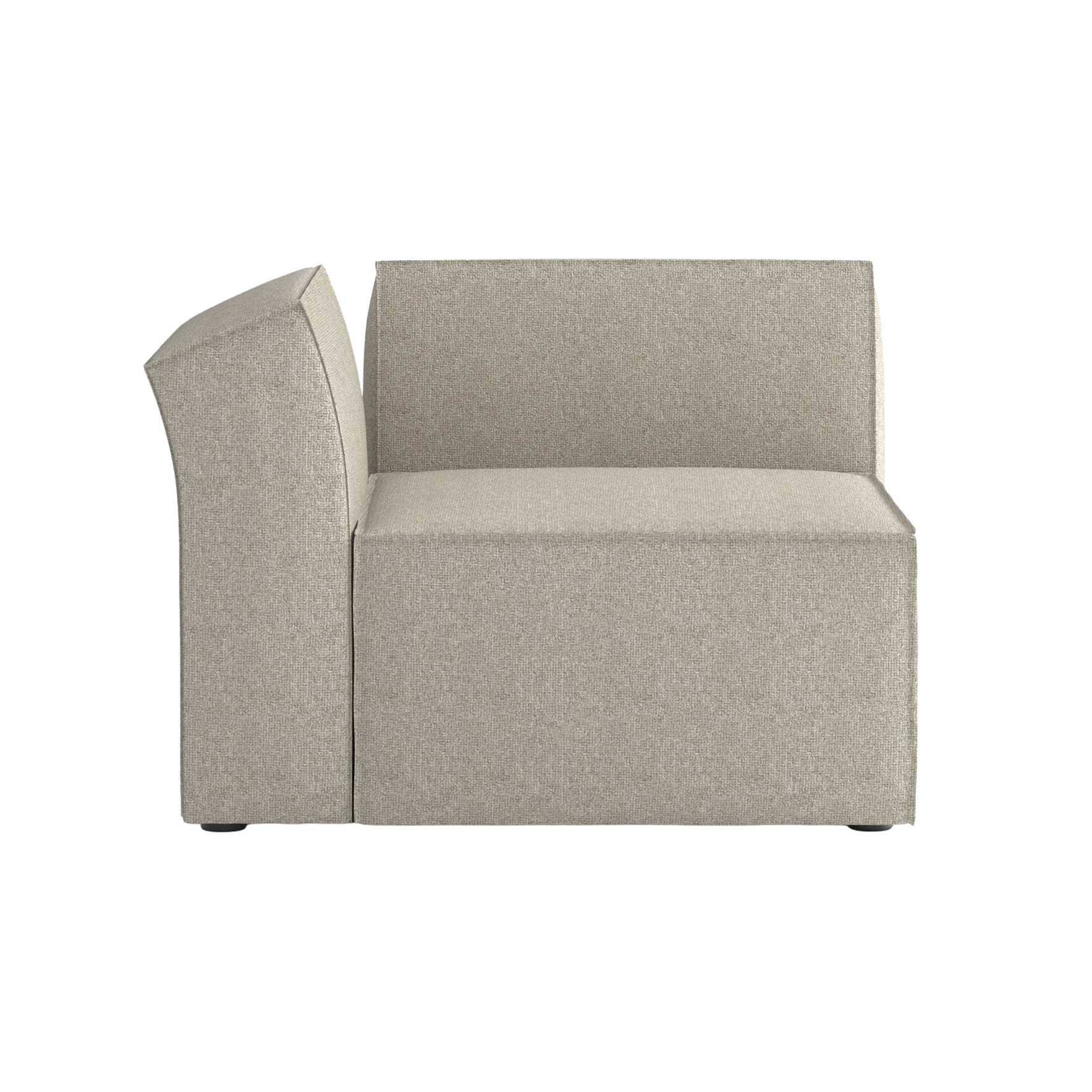 ANDO modular sofa - left module taupe