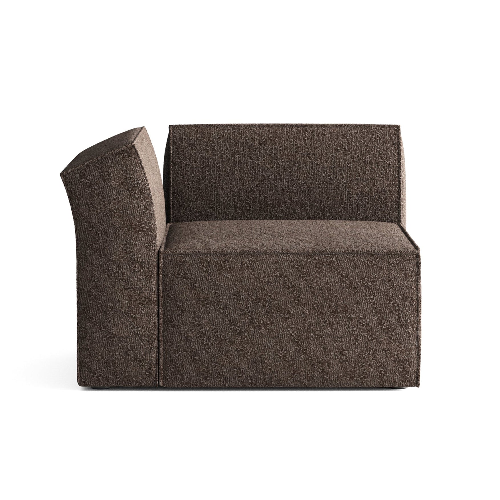 ANDO modular sofa - left module brown boucle