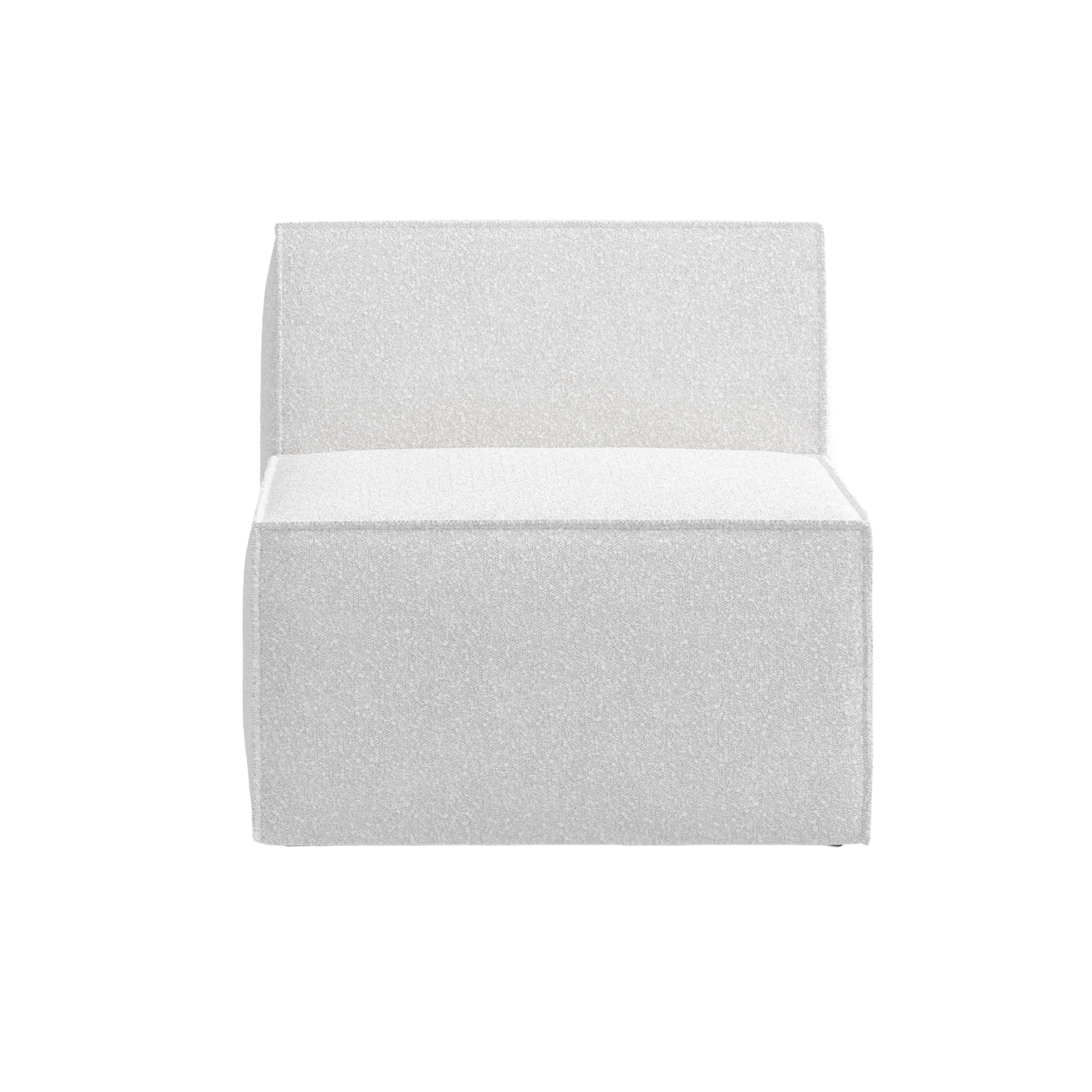 ANDO modular sofa - light gray boucle central module