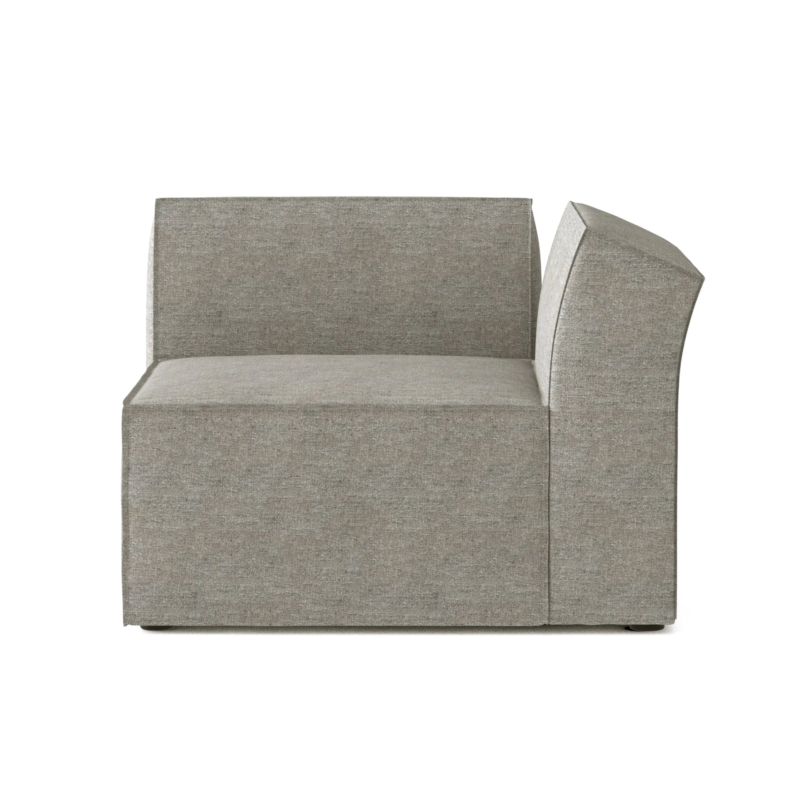 ANDO modular sofa - right-side module gray