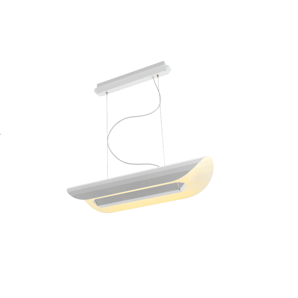 Lampa wisząca liniowa APOLIN biały