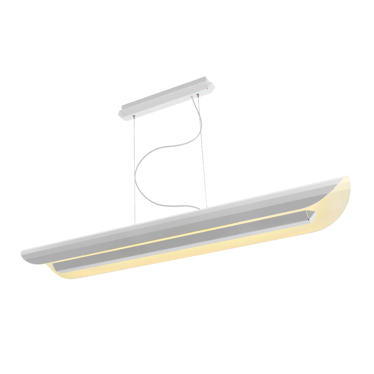 Lampa wisząca liniowa APOLIN biały