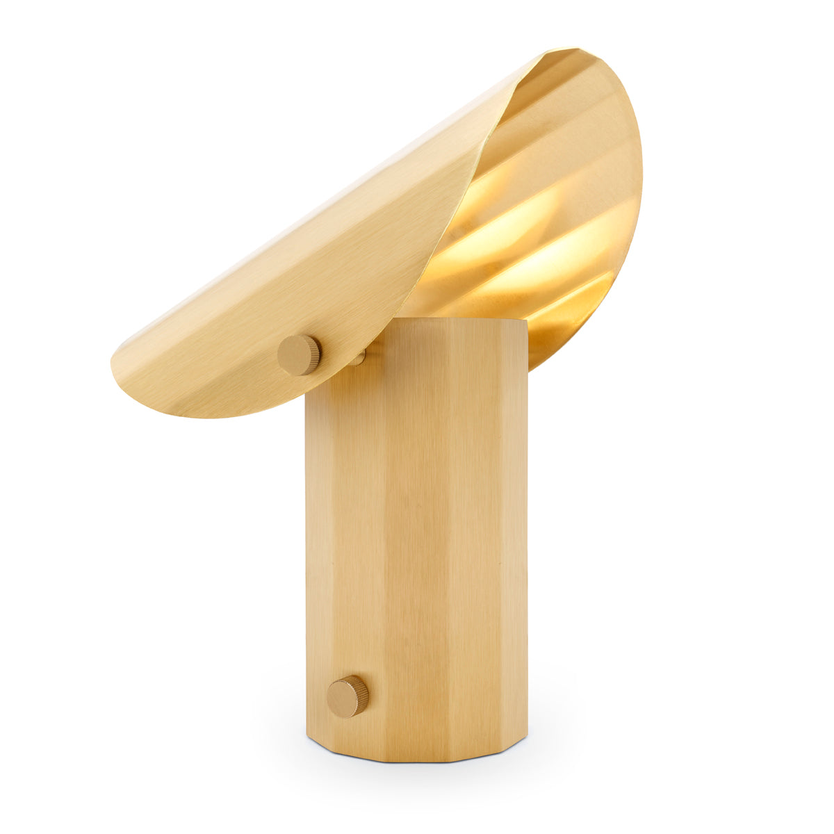 Tischlampe APOLIN gebürstetes Messing