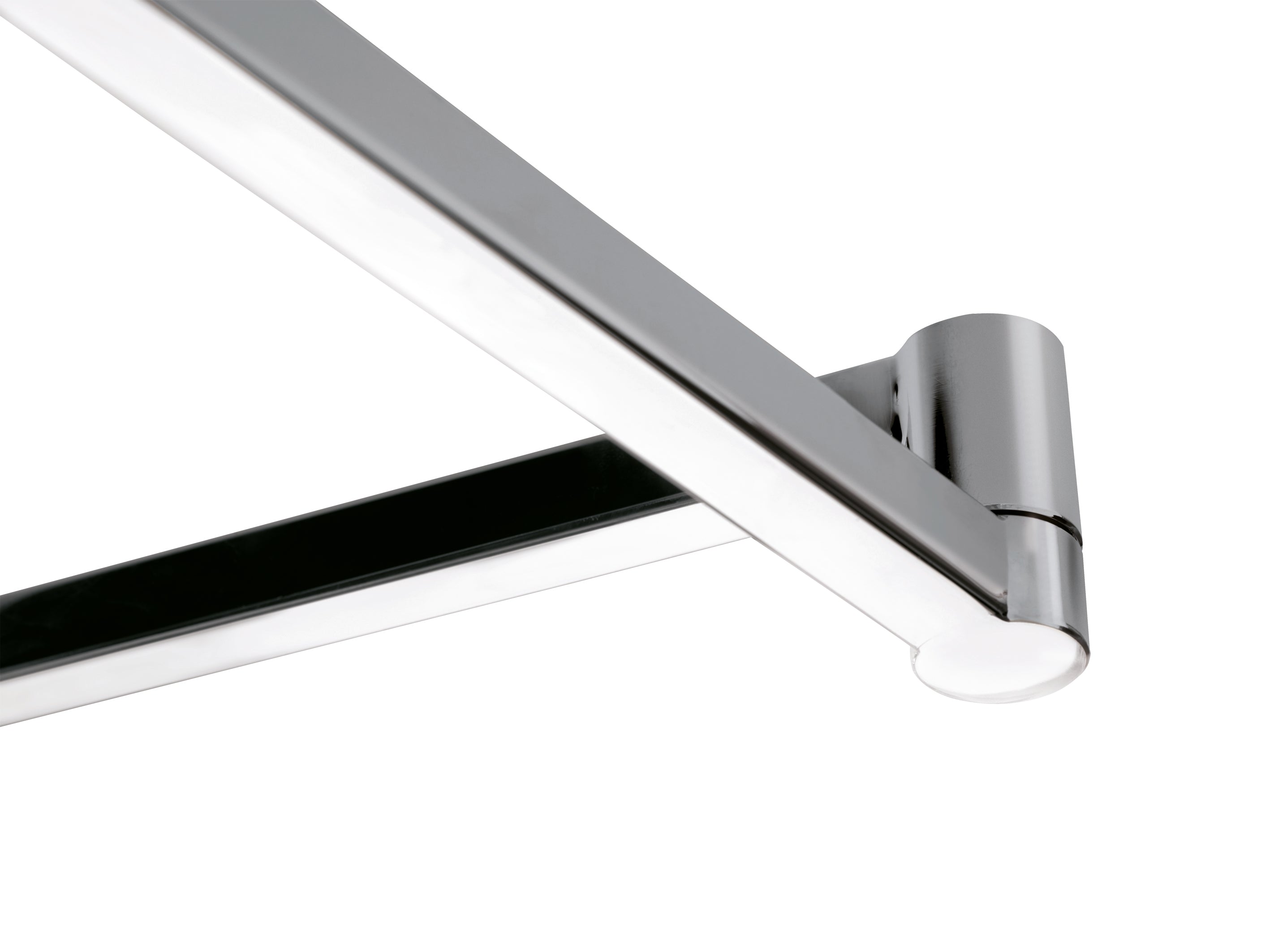 Lampa wisząca AS41C chrom z białym szkłem