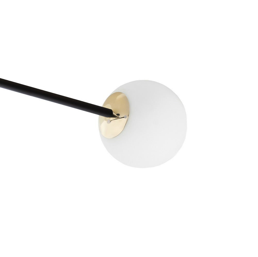 Deckenlampe ASTRA 4 schwarz mit Gold